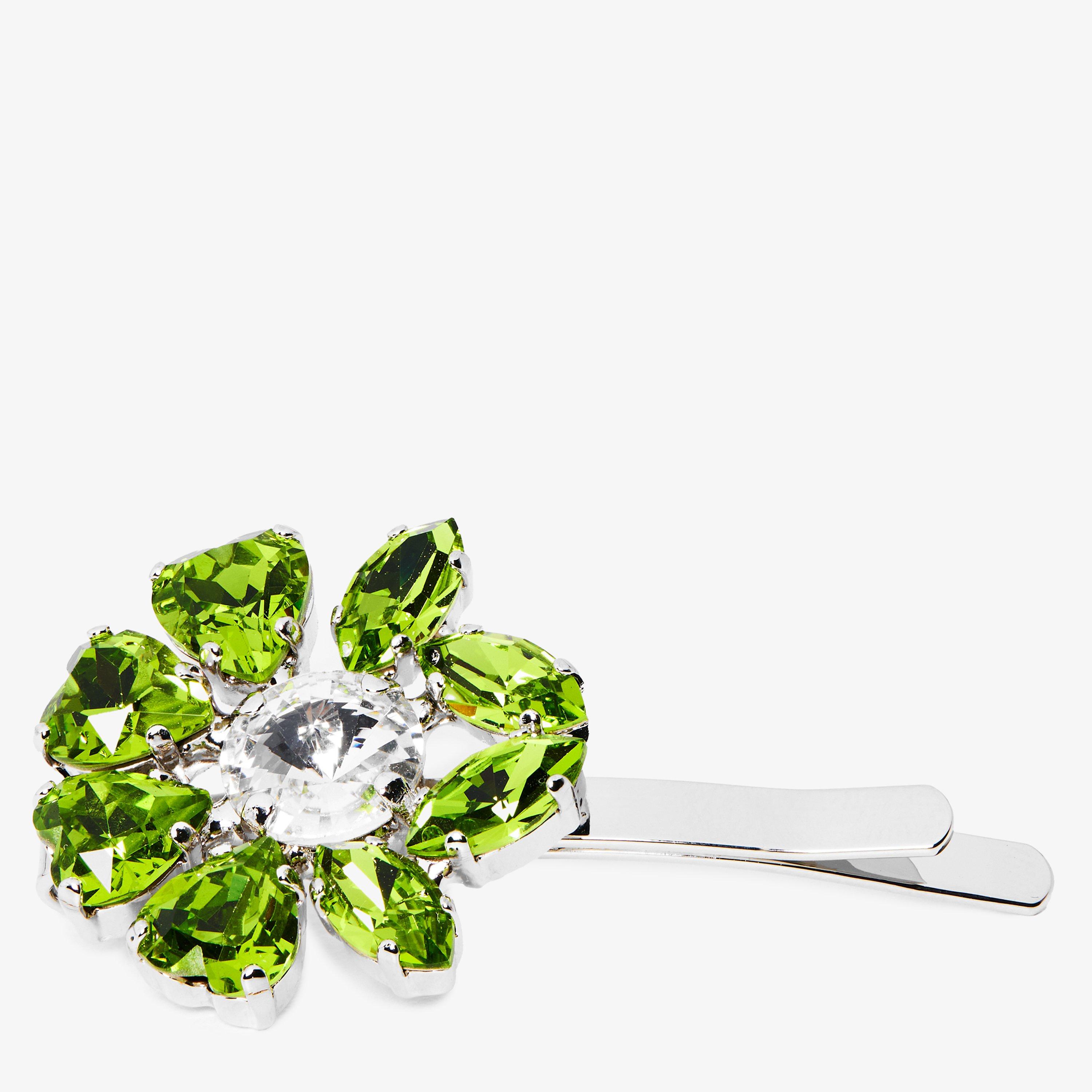 GREEN AND OTHER - Simone Rocha - MINI HEARTBLOOM HAIR CLIP - 1