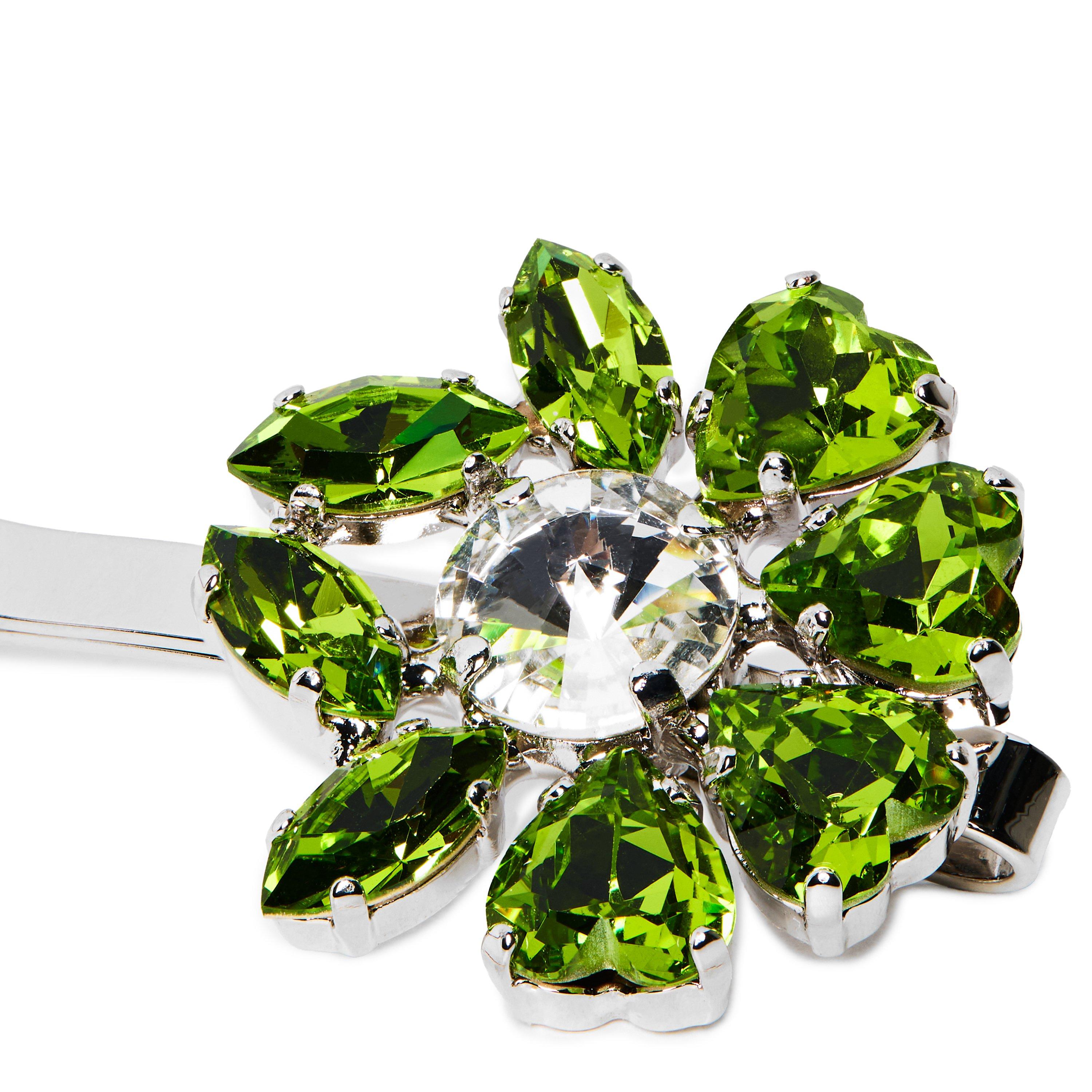 GREEN AND OTHER - Simone Rocha - MINI HEARTBLOOM HAIR CLIP - 2