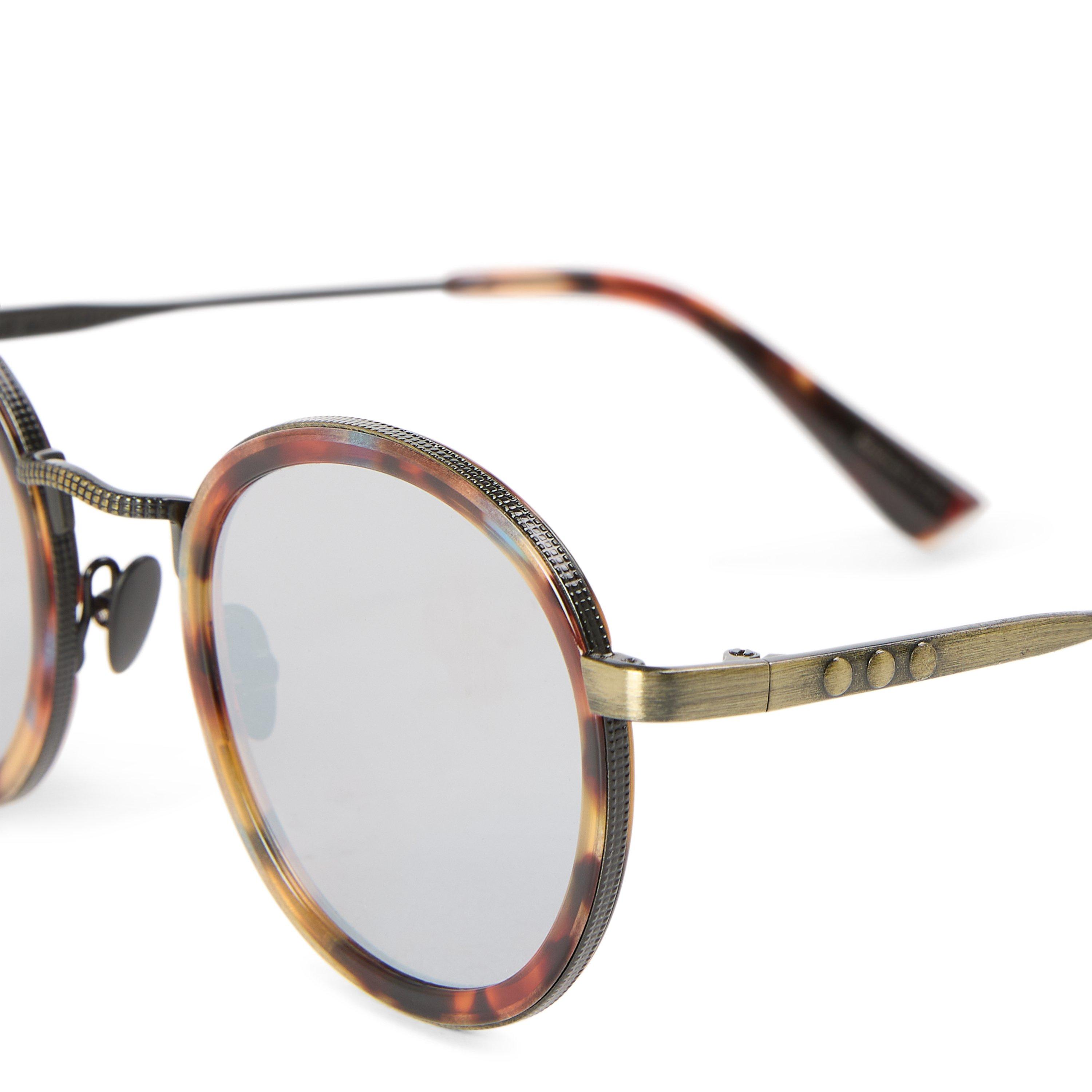 TORTOISE - Unknown - Unisex ZERO 32009 Round Sunglasses - 3