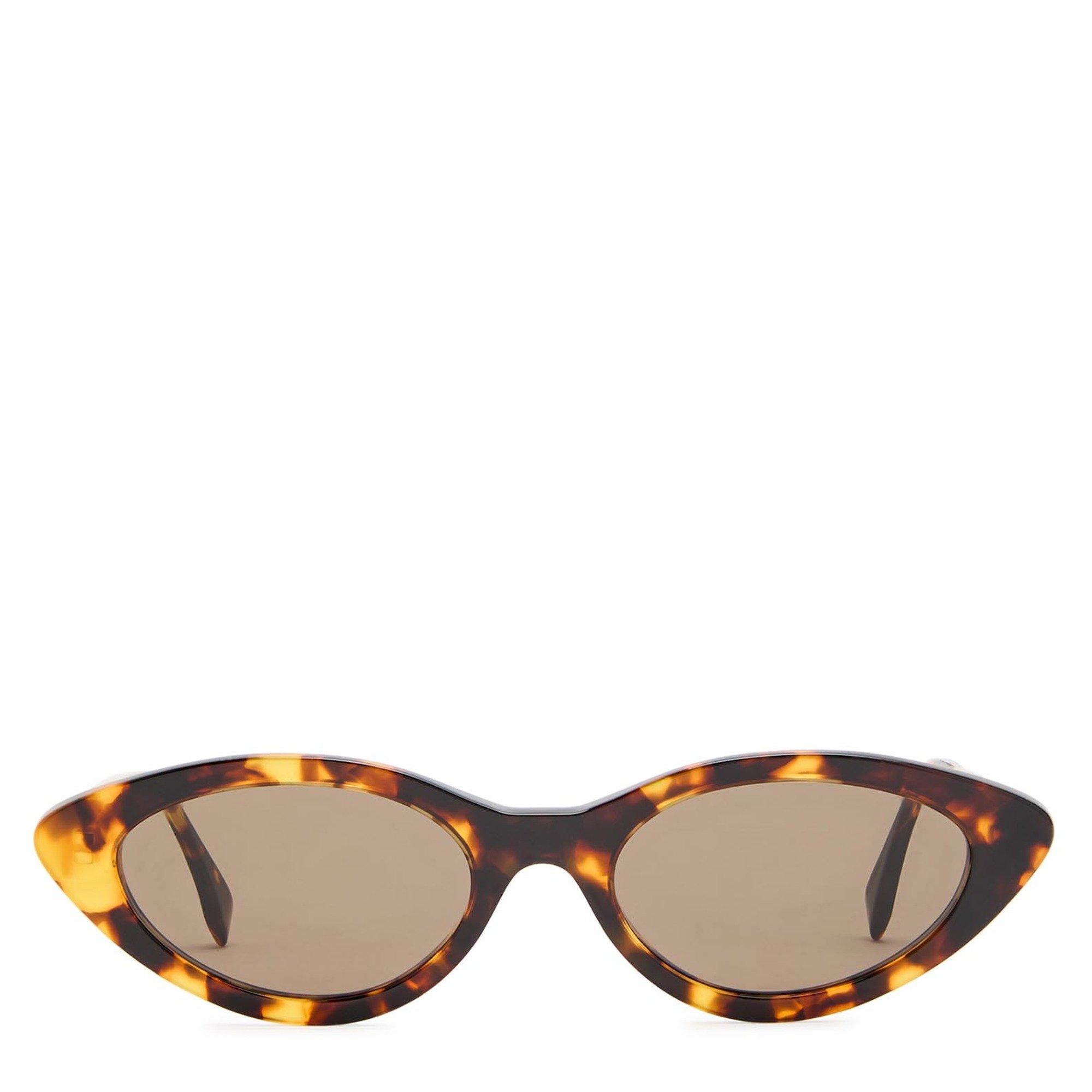 BROWN HAVANA - Fendi - FENDI F LOGO DETAIL NARROW SG - 2