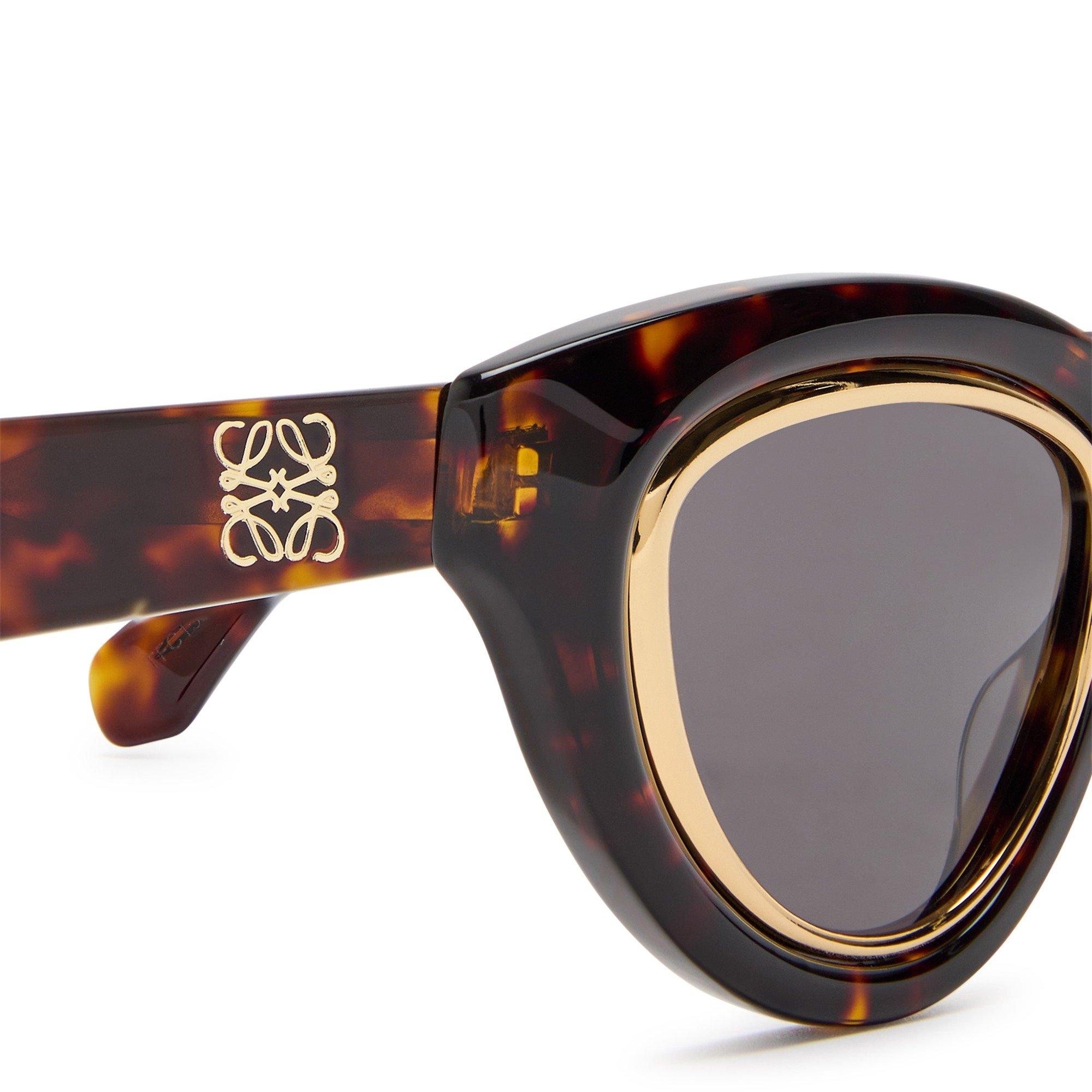 BROWN HAVANA - Loewe - Women's Cat Eye Acetate Sunglasses - 3
