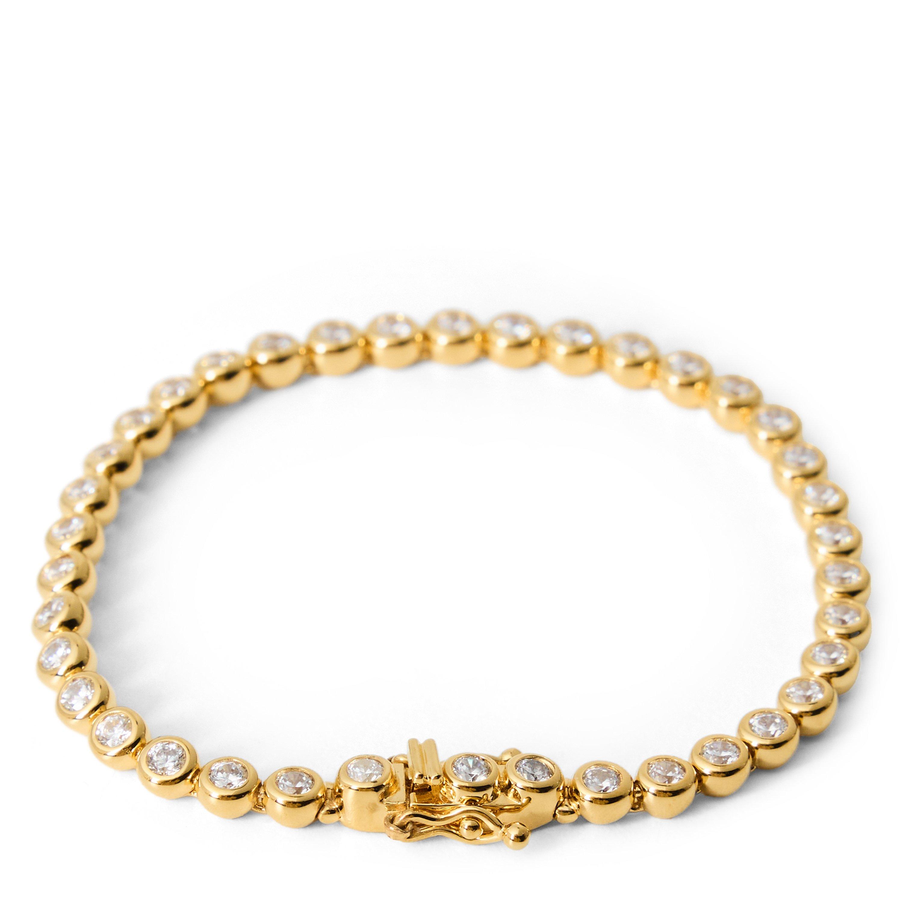 GOLD - Missoma - TENNIS ROUND BRACELET - 1