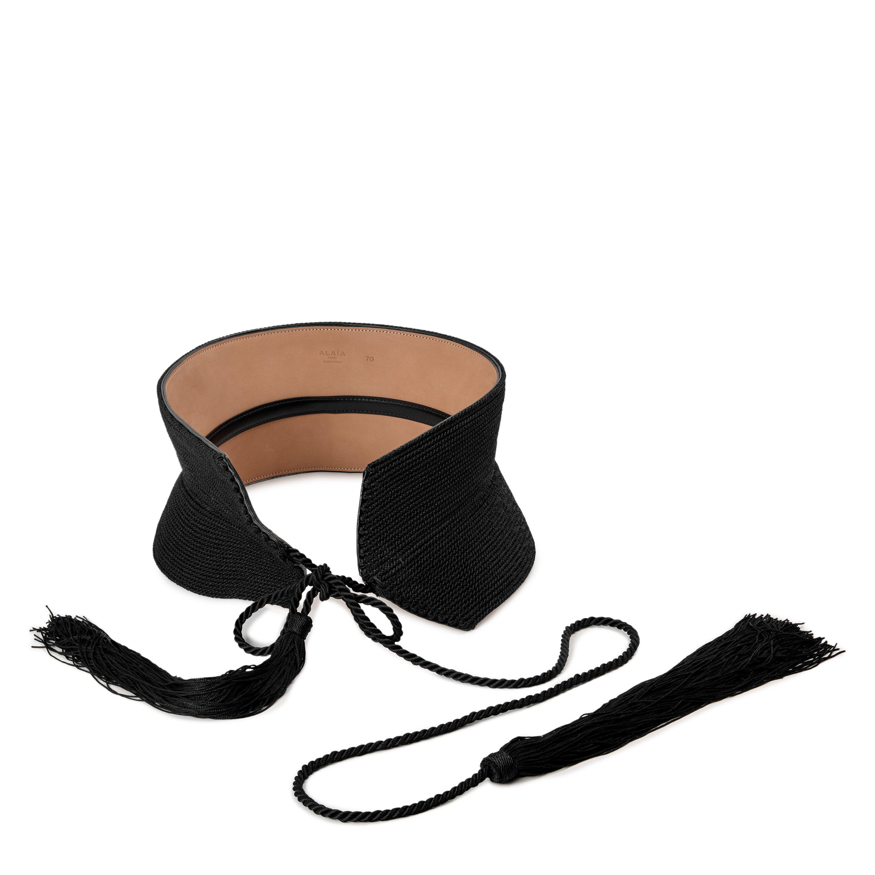 BLACK - Alaia - BUSTIER TASSEL BELT - 2