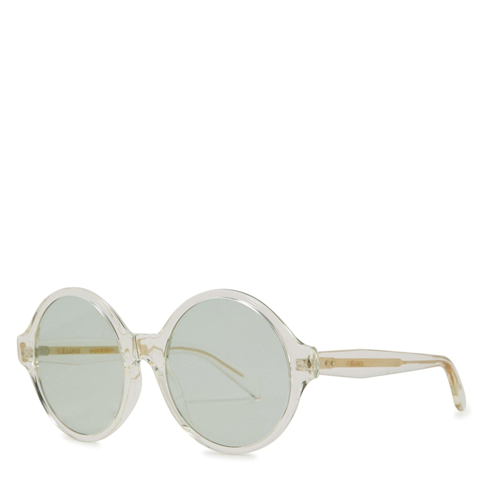 WHITE - Celine - Women's CL40051I Acetate Round Sunglasses - 1