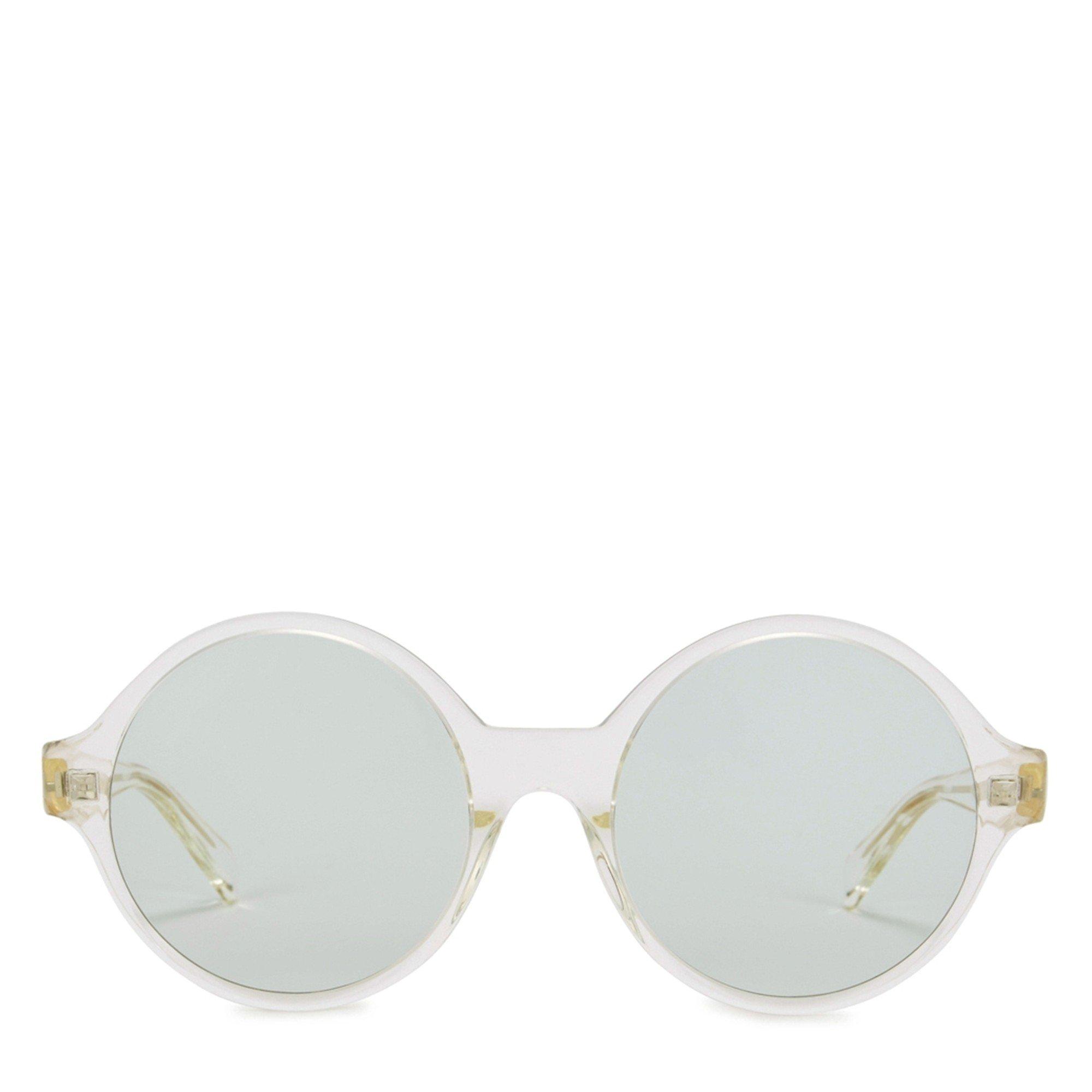 WHITE - Celine - Women's CL40051I Acetate Round Sunglasses - 2