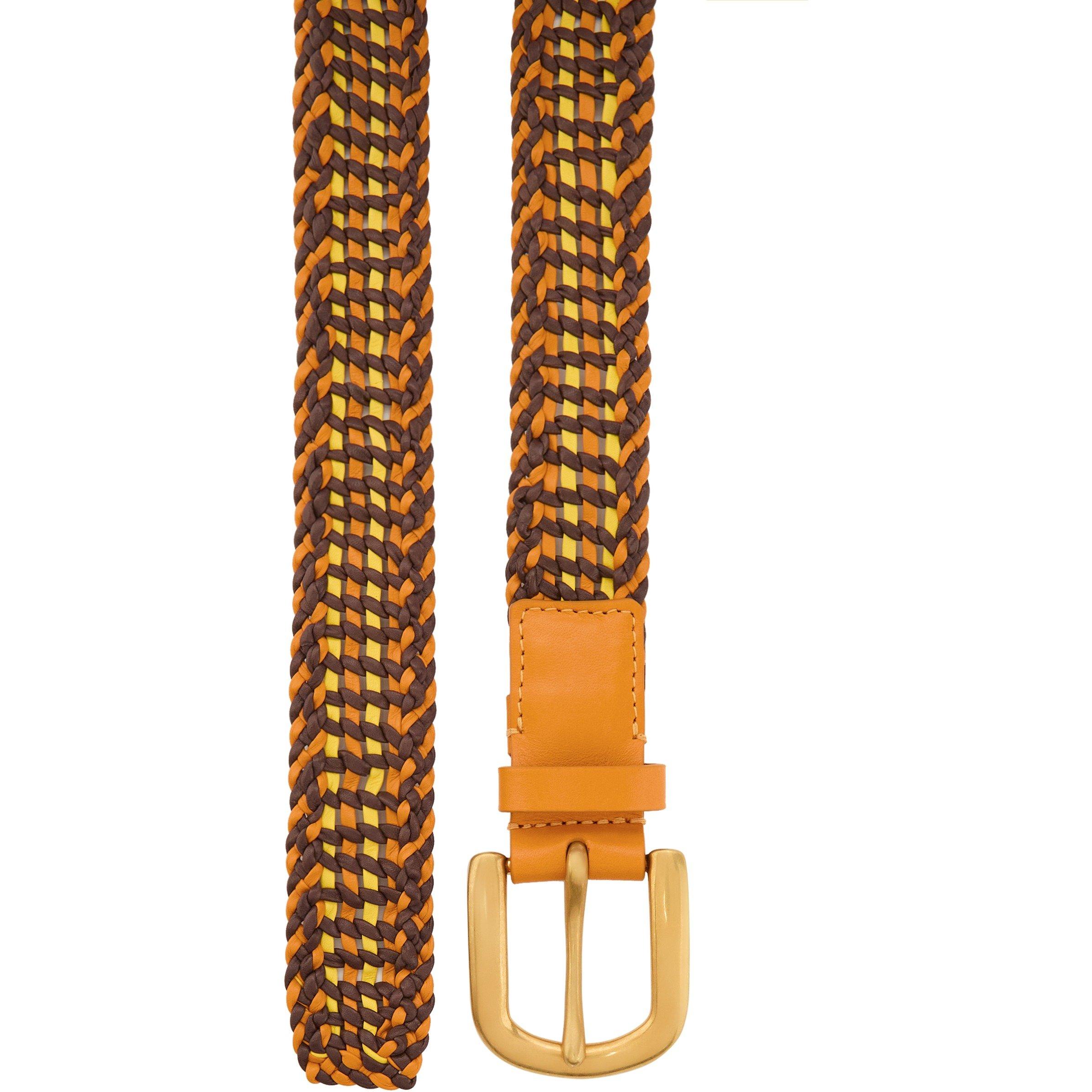 BROWN - Gabriela Hearst - SAM WOVEN BELT - 2