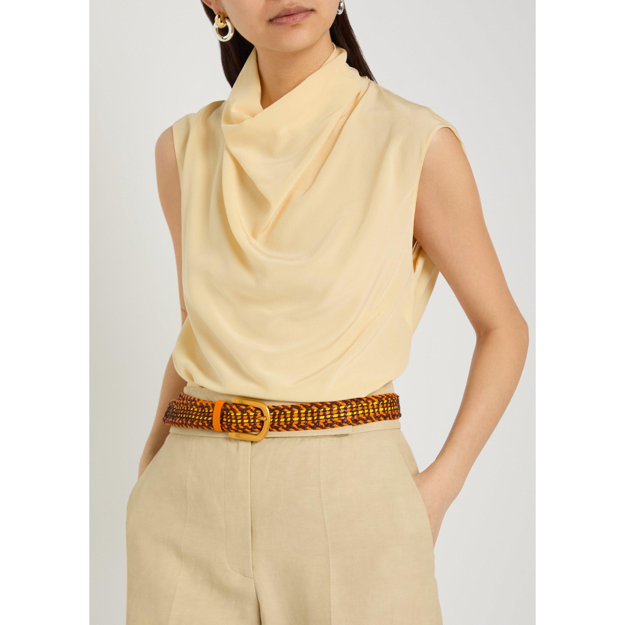 BROWN - Gabriela Hearst - SAM WOVEN BELT - 3