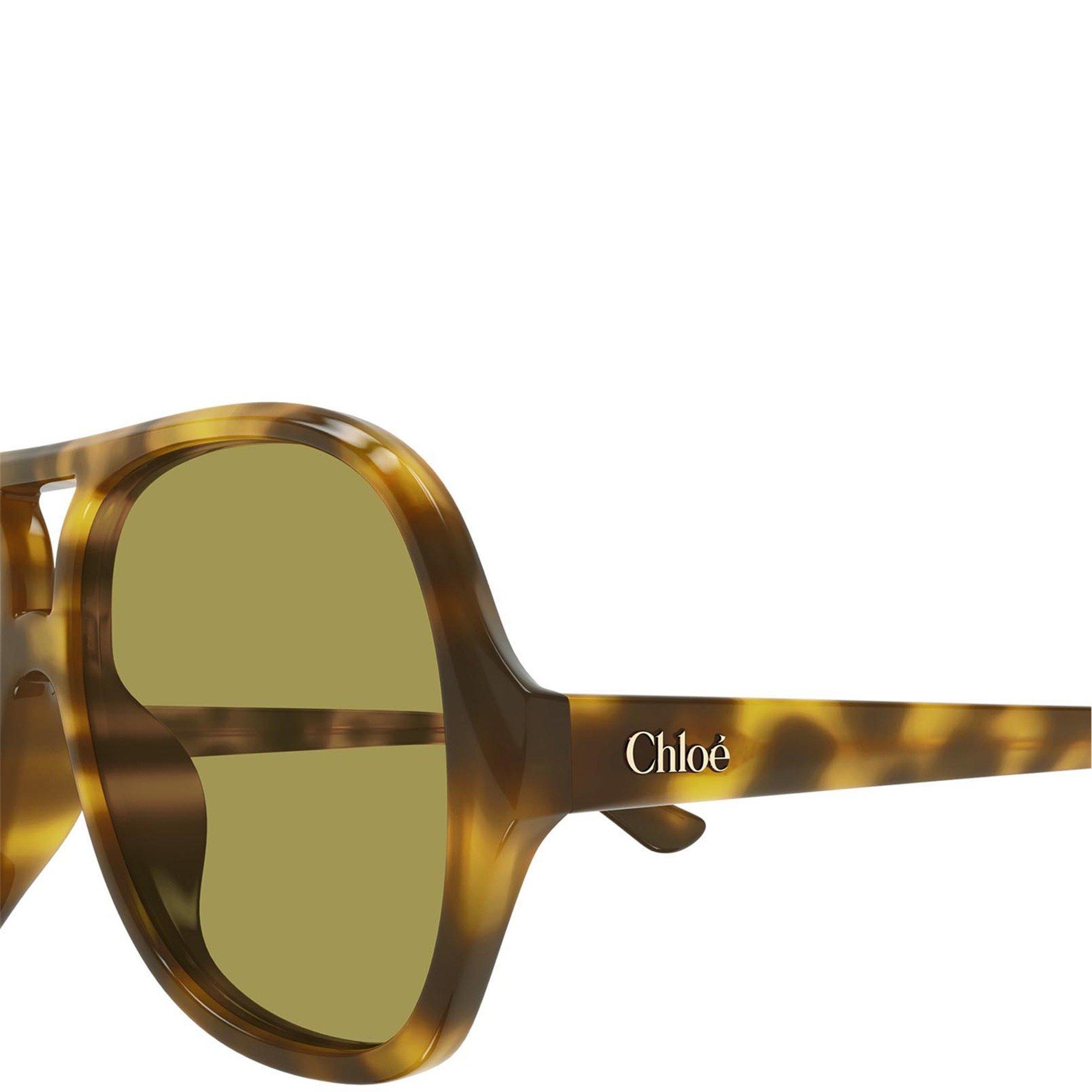 HAVANA - Chloe - Women's Acetate Aviator Sunglasses - 3