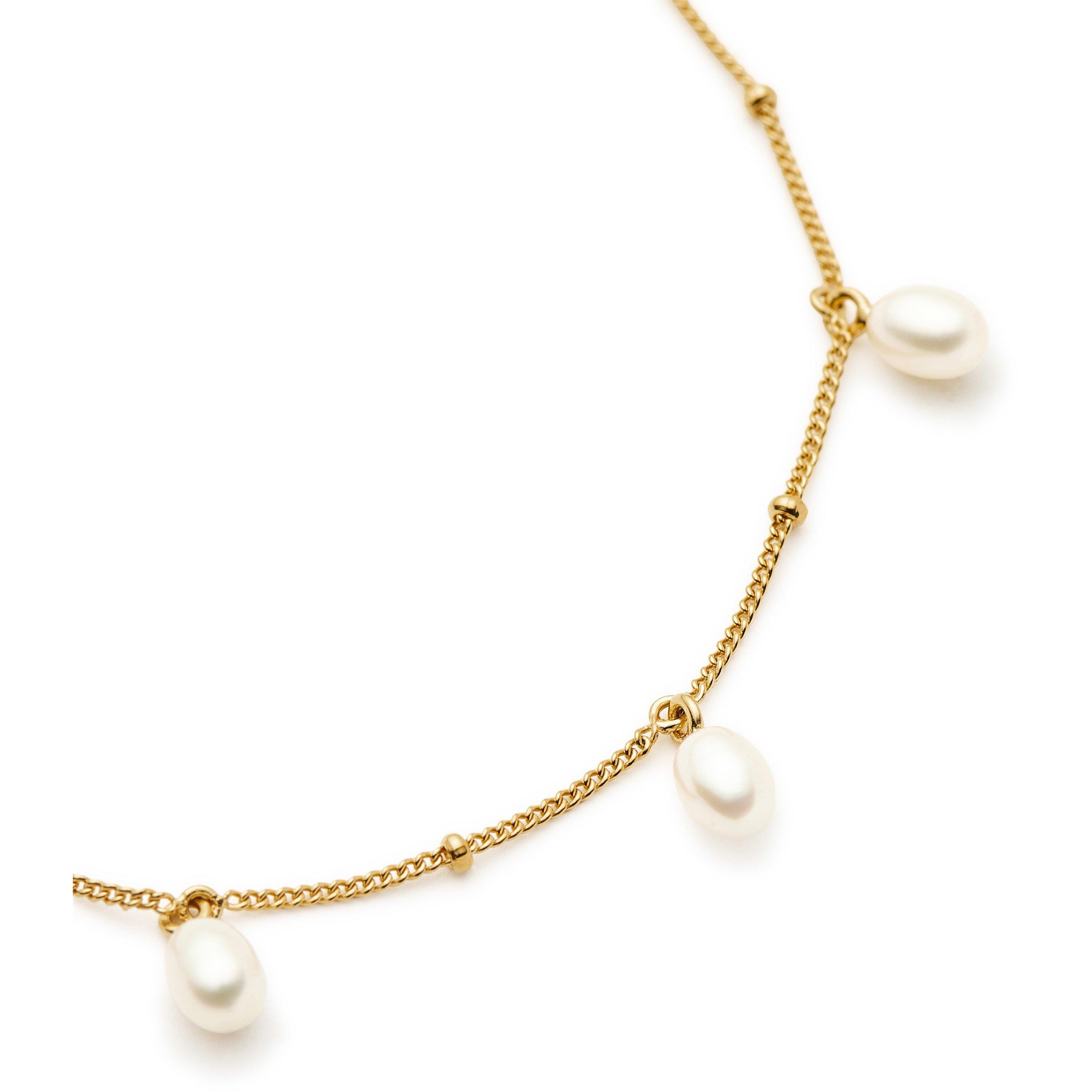 GOLD - Missoma - PEARL BAYA BAROQUE CHAIN BRACE - 2