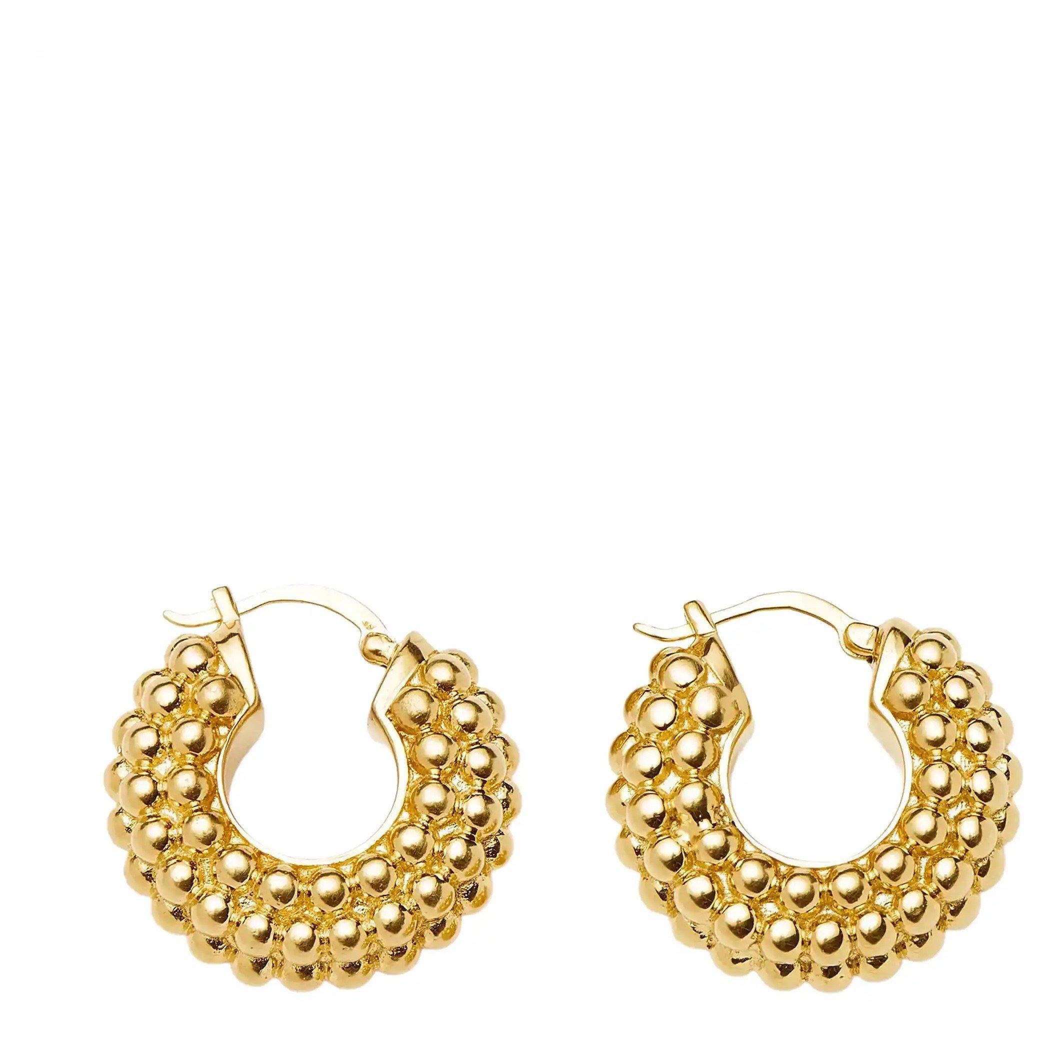 GOLD - Missoma - BAYA MEDIUM HOOP EARRINGS