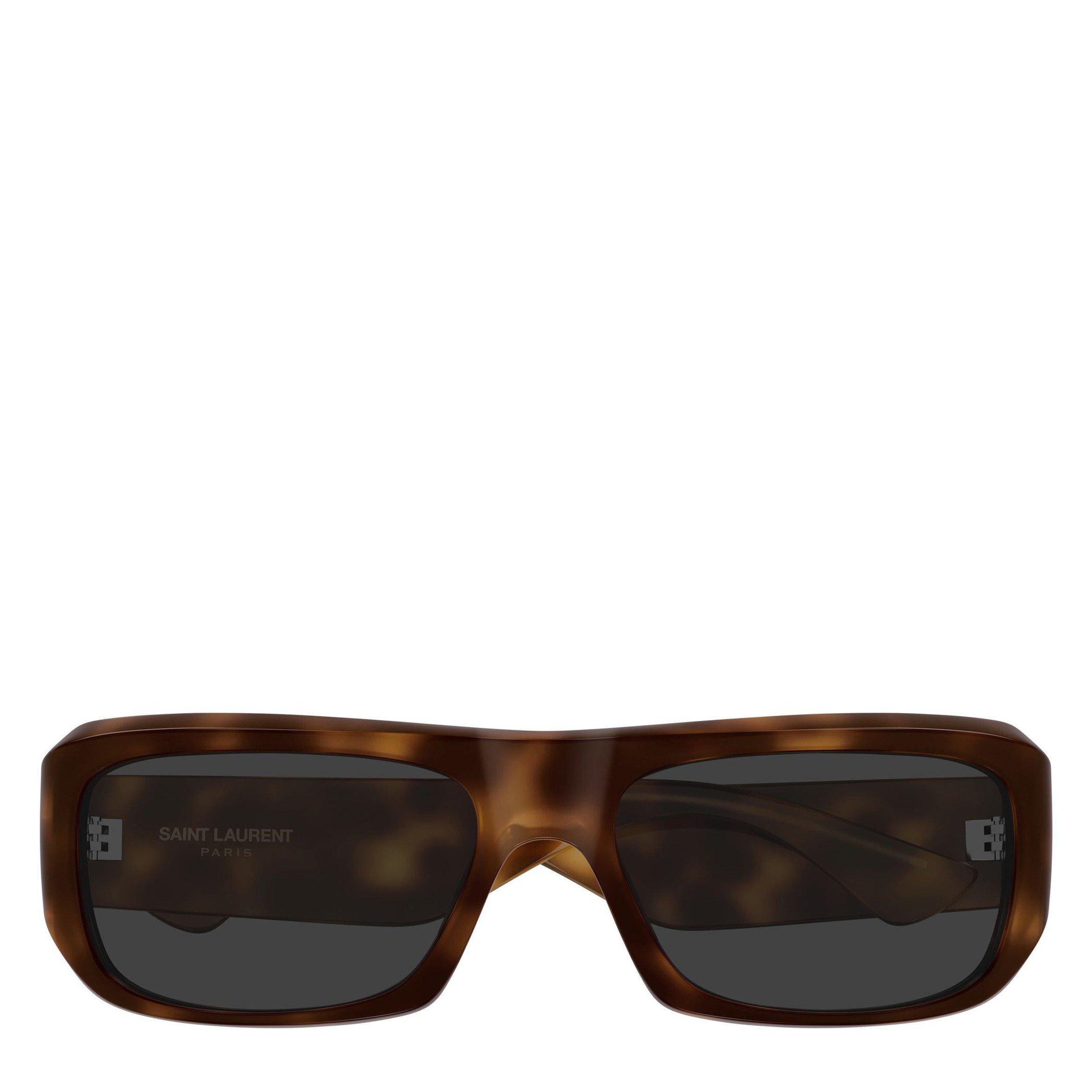 GREY - Saint Laurent - Men's SL M Rectangle Acetate Sunglasses - 2