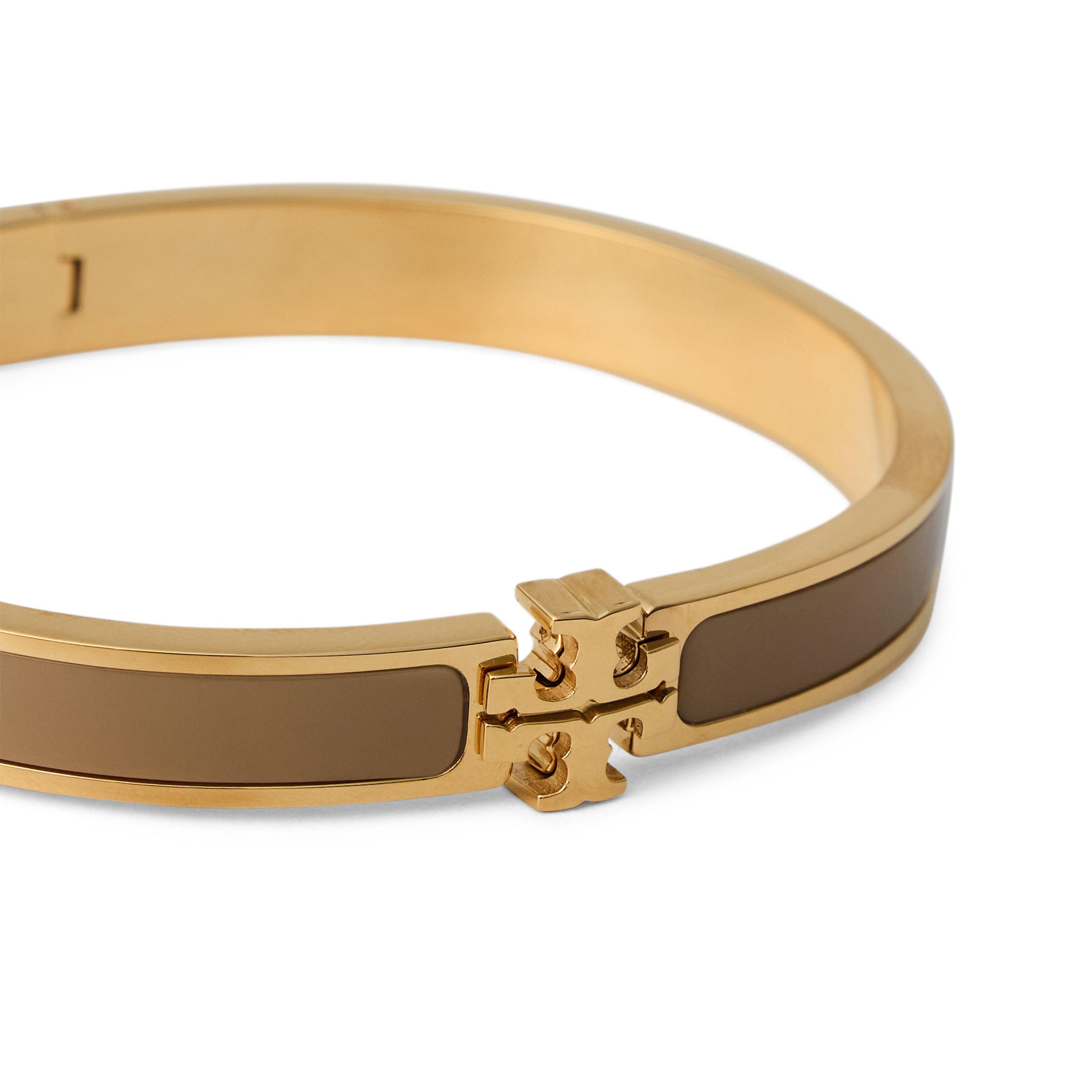 GOLD - Tory Burch - Medium Icon Enamel Bracel - 2