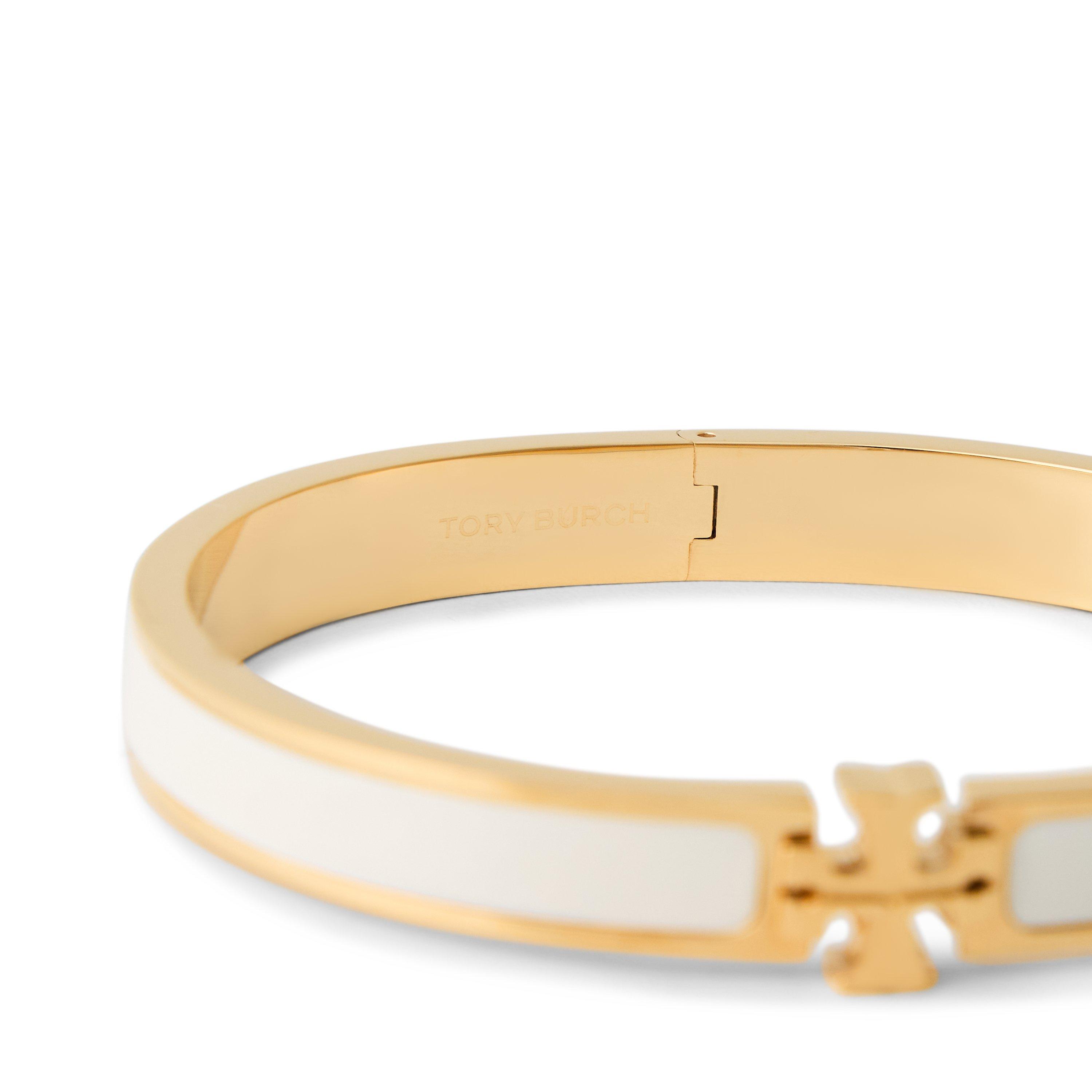 GOLD - Tory Burch - Medium Icon Enamel Bracel - 2