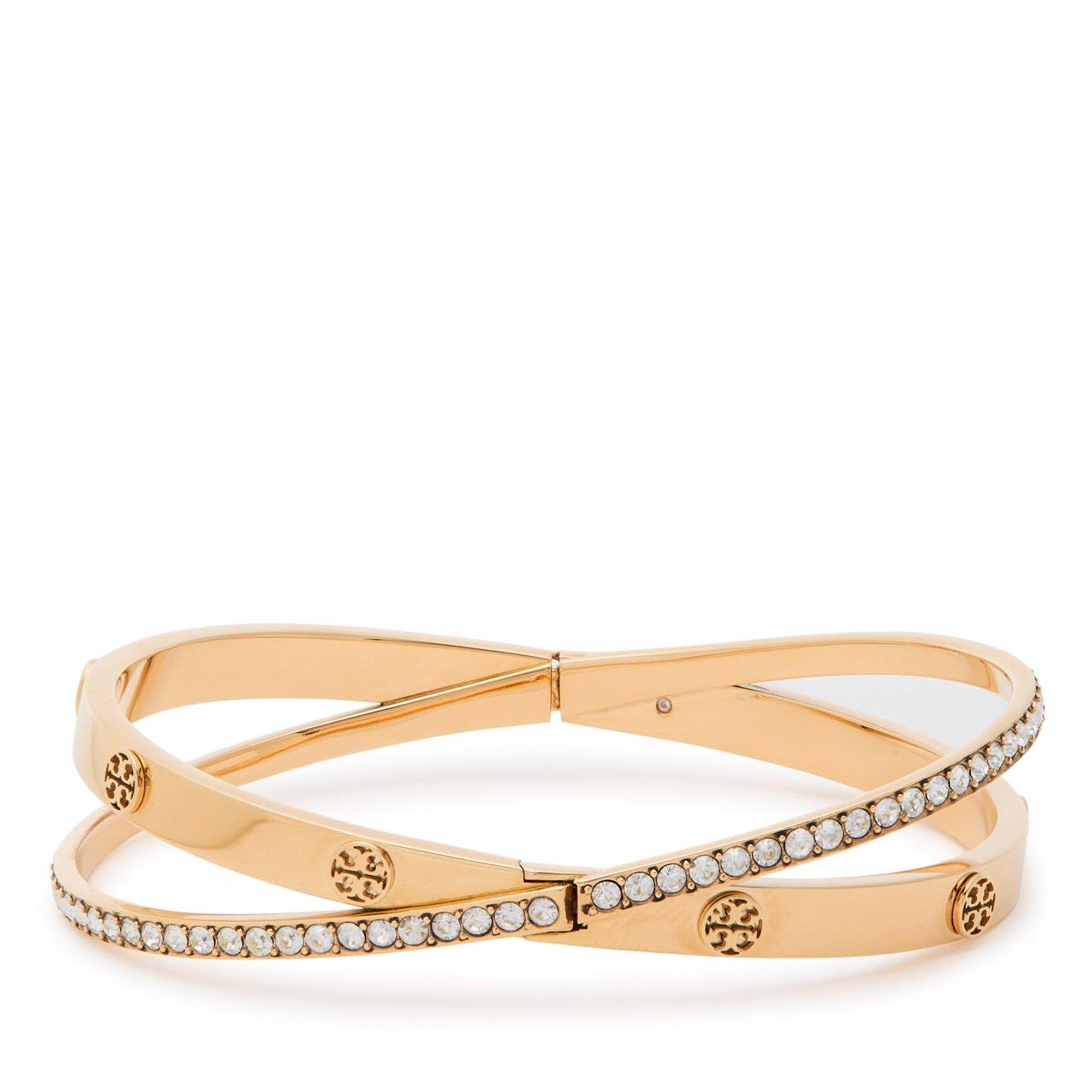 GOLD - Tory Burch - Icon Pavé Double Bracelet - 2
