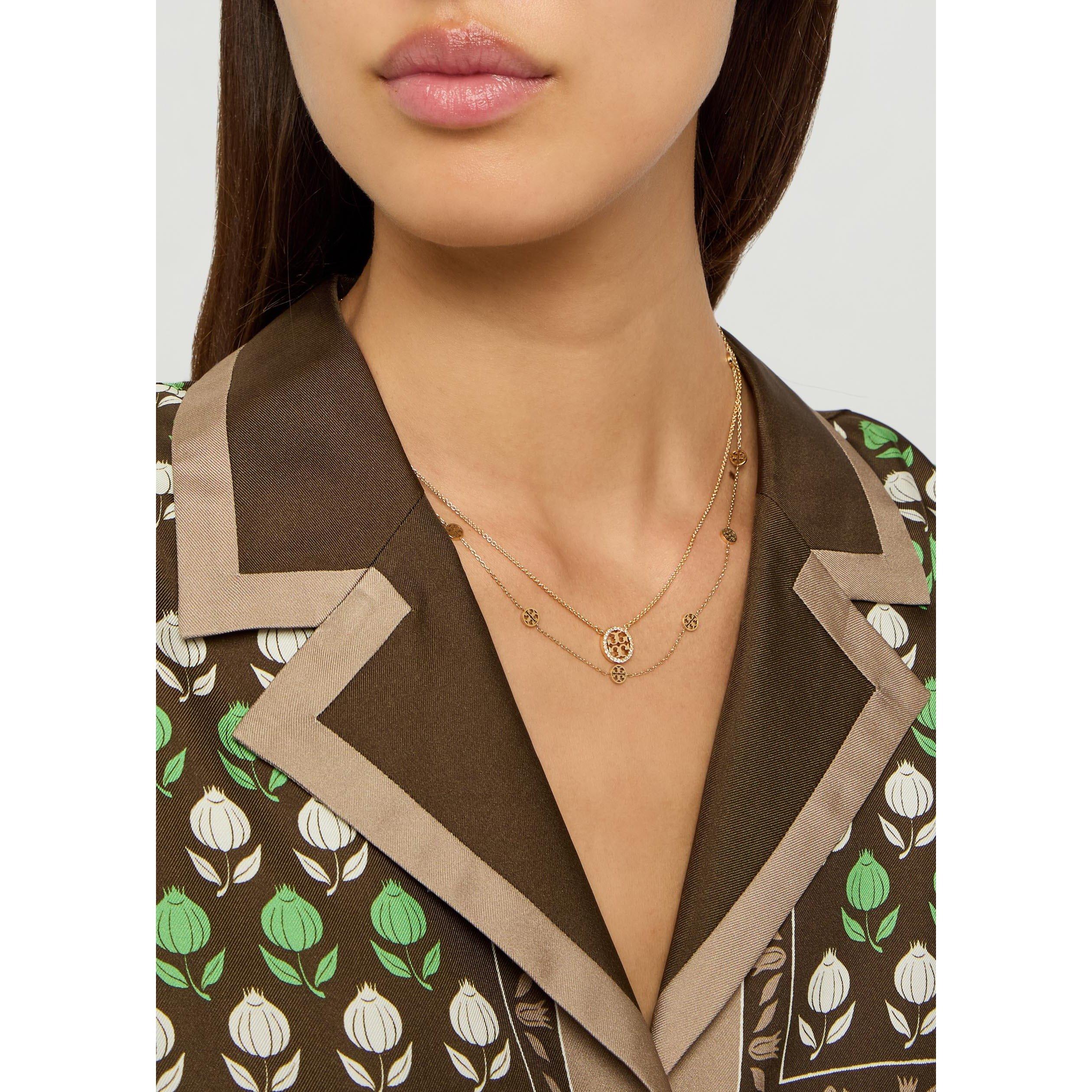 GOLD - Tory Burch - Women's Icon Chain Necklace - 5