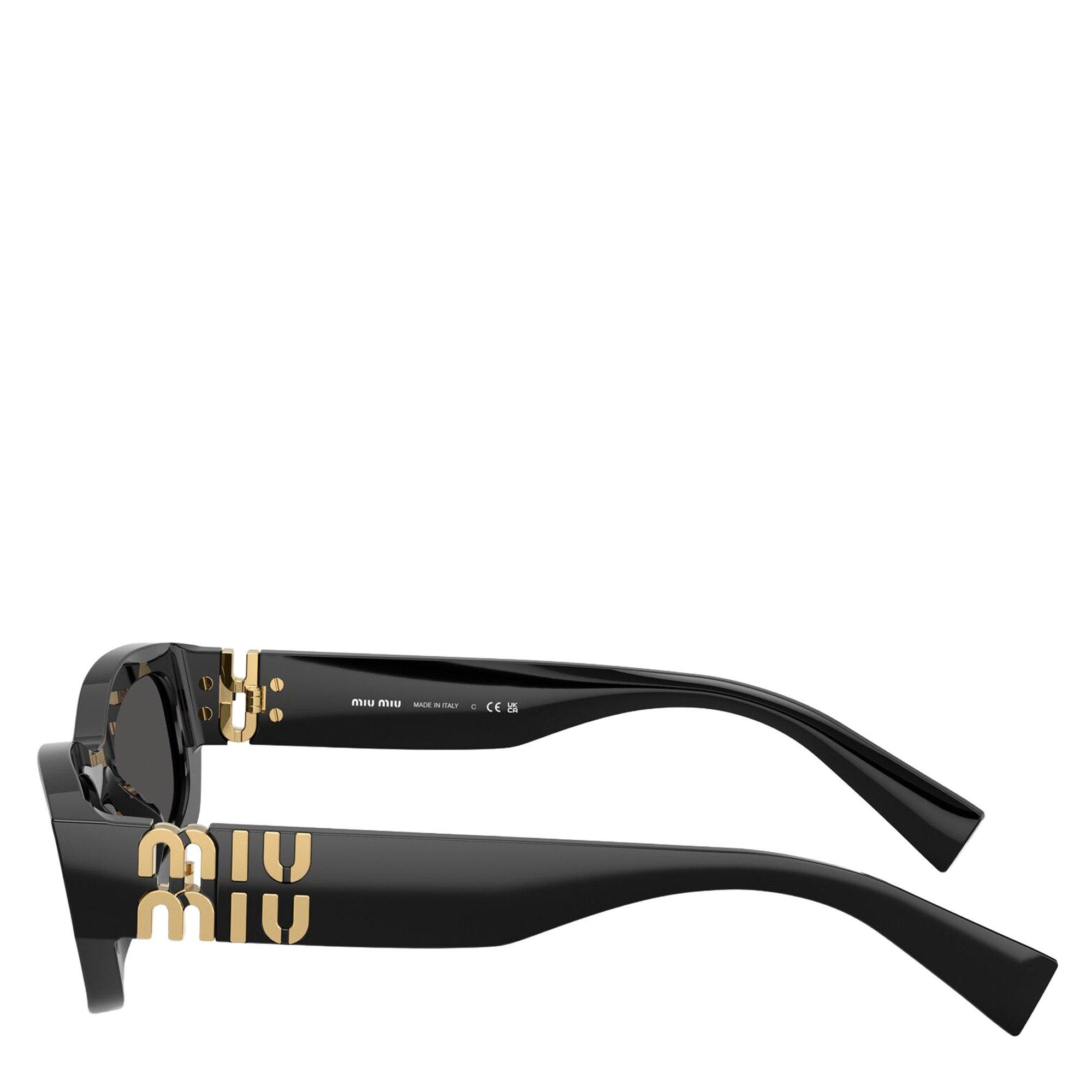 BLACK - Miu Miu - MIU MIU GLIMPSE RECT ACETATE S - 3