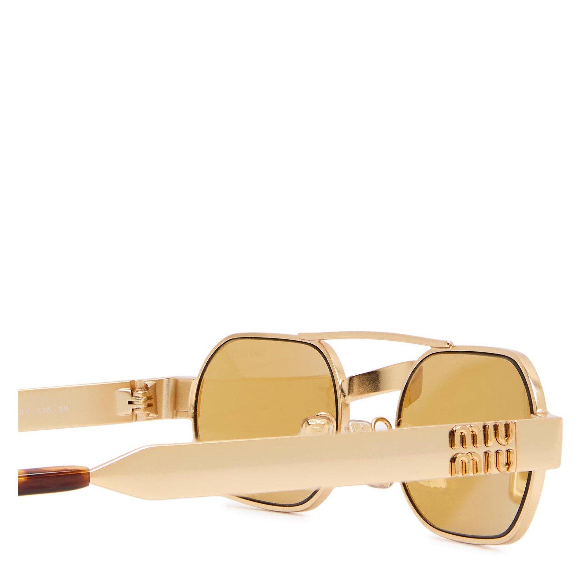 GOLD - Miu Miu - MIU MIU METAL RECT SG - 3