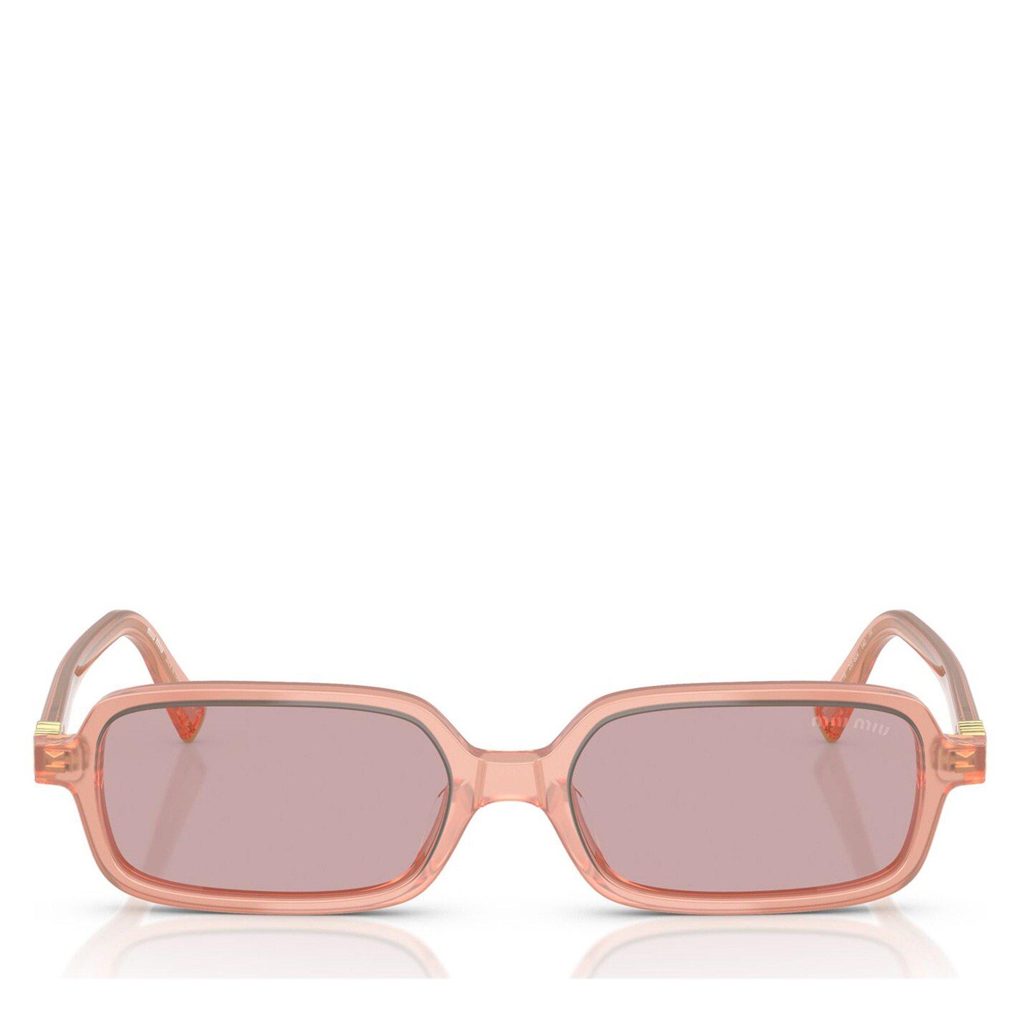PINK - Miu Miu - Women's Regard Acetate Rectangle Sunglasses - 2