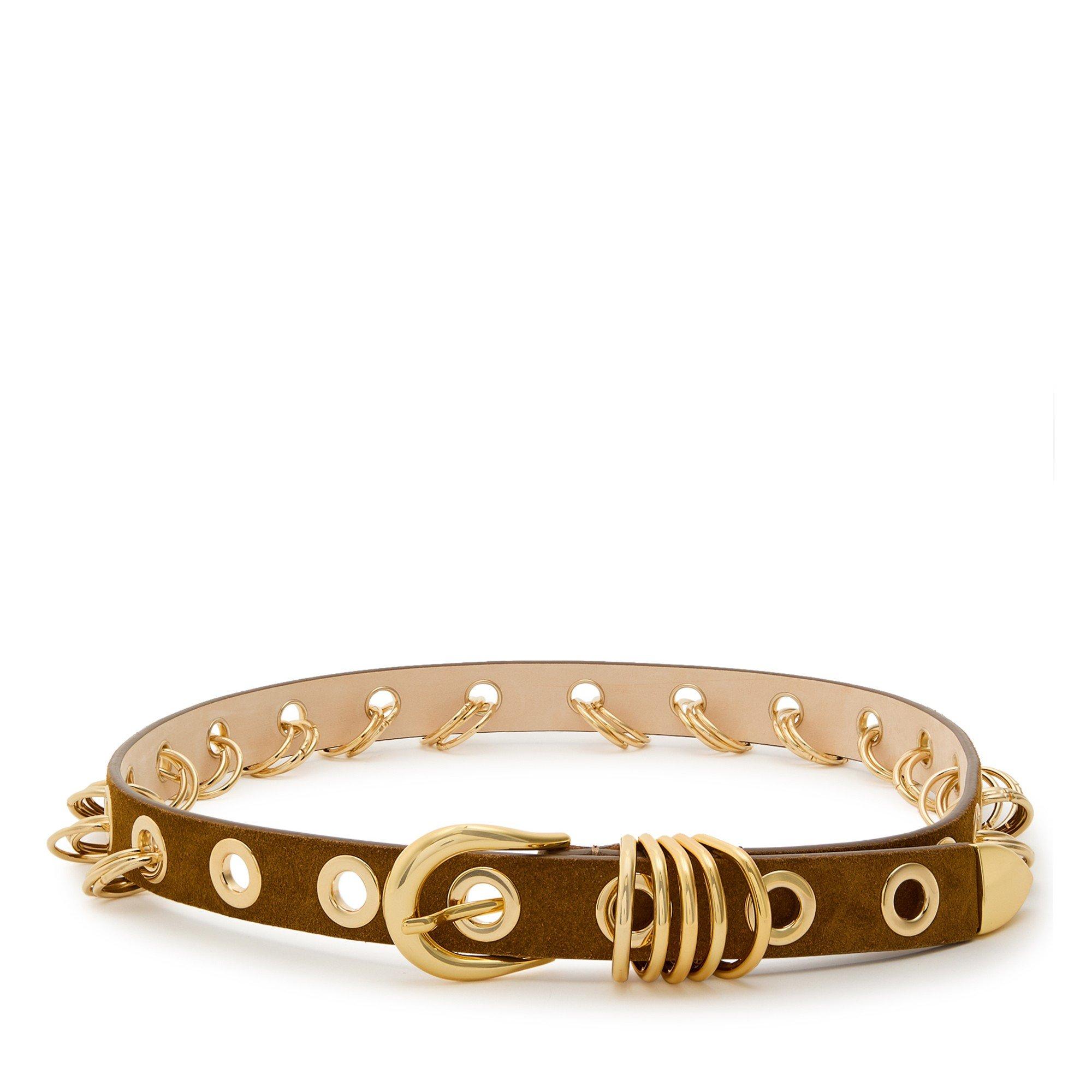 BROWN - Dehanche - Women's Revenge Suede Belt - 1
