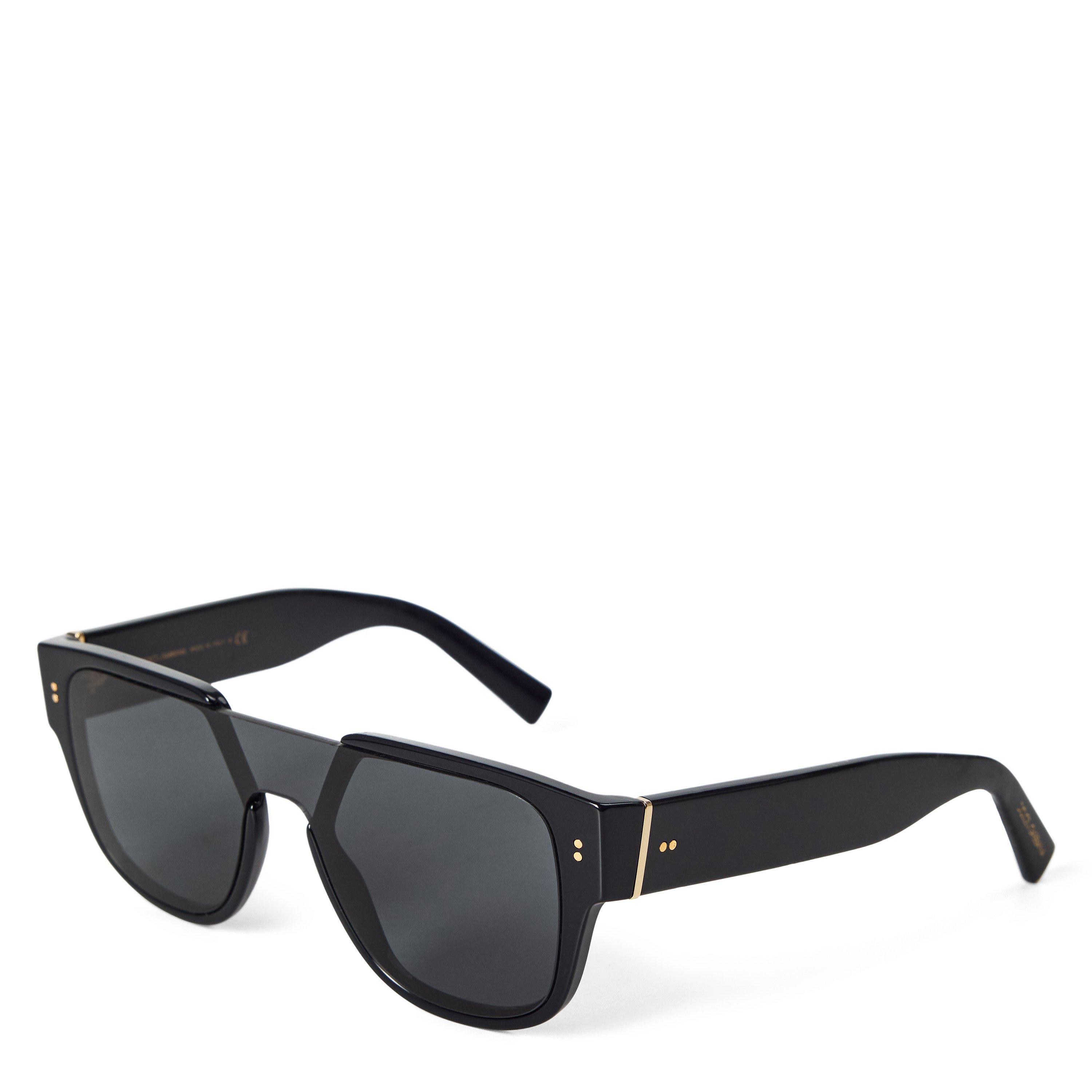 BLACK - Dolce and Gabbana - Dolce and Gabbana Black 0dg4356 Square Sunglasses - 1