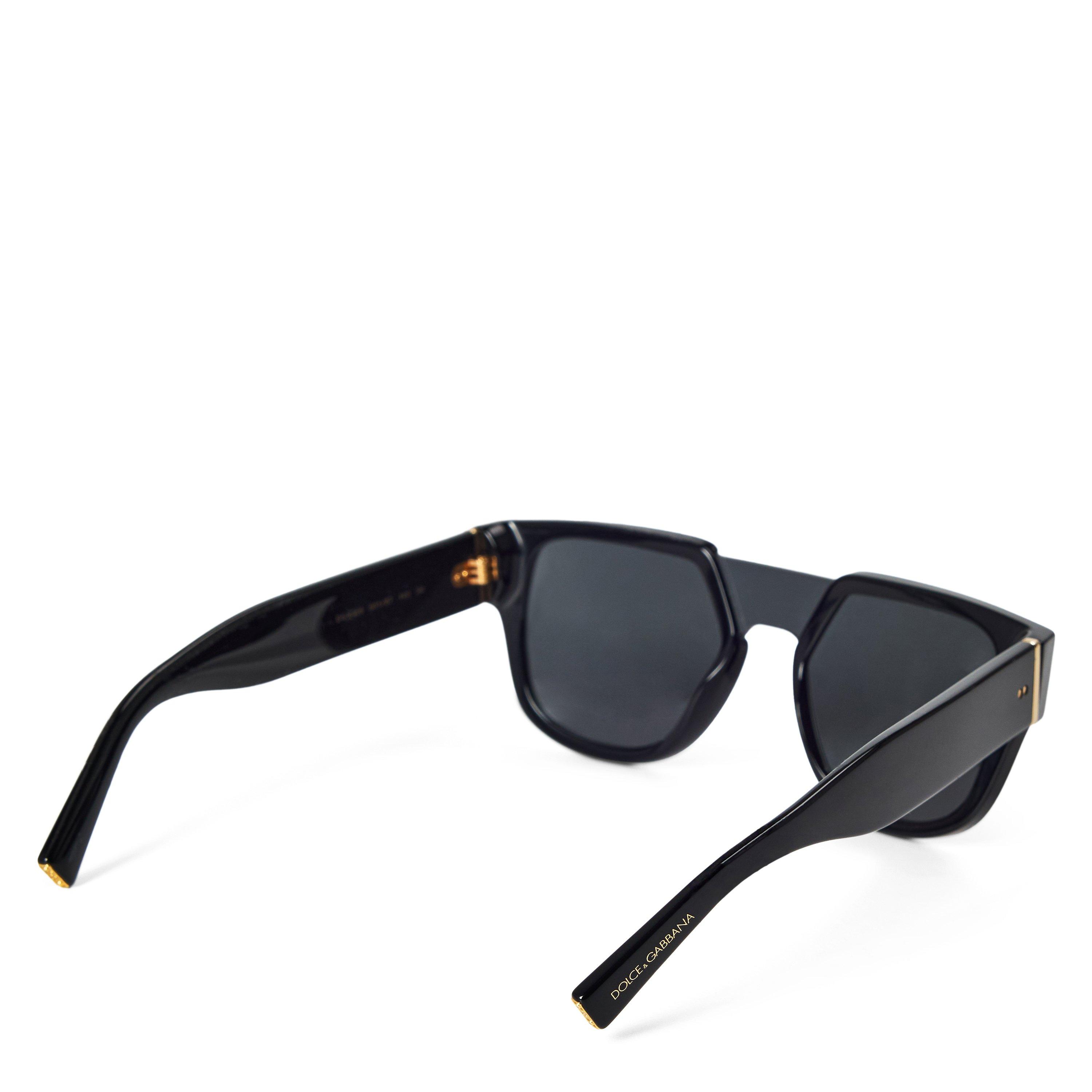 BLACK - Dolce and Gabbana - Dolce and Gabbana Black 0dg4356 Square Sunglasses - 2