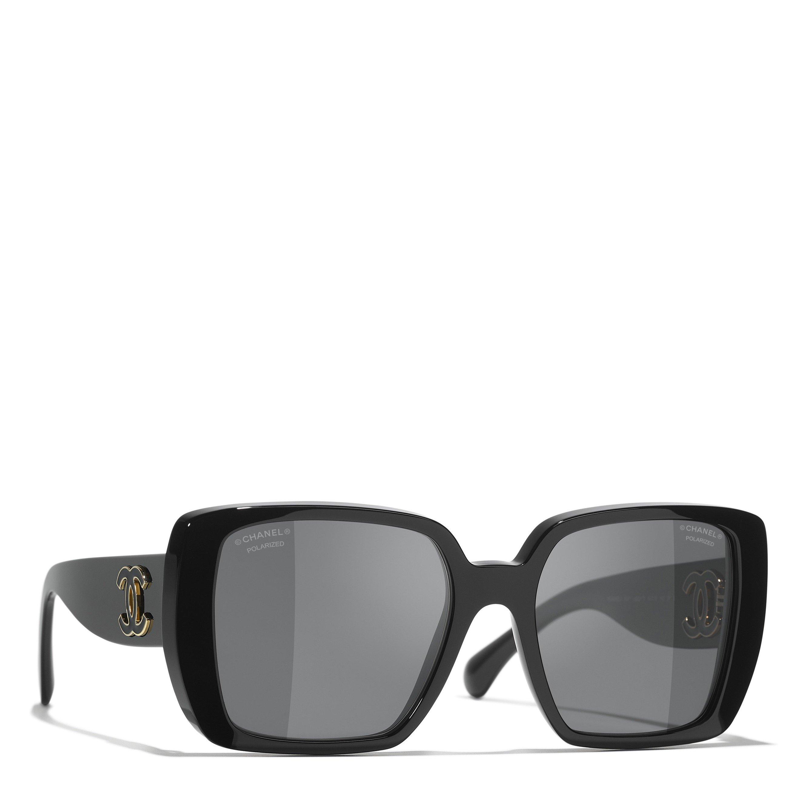 BLACK - CHANEL - CHANEL SQUARE ACETATE SG