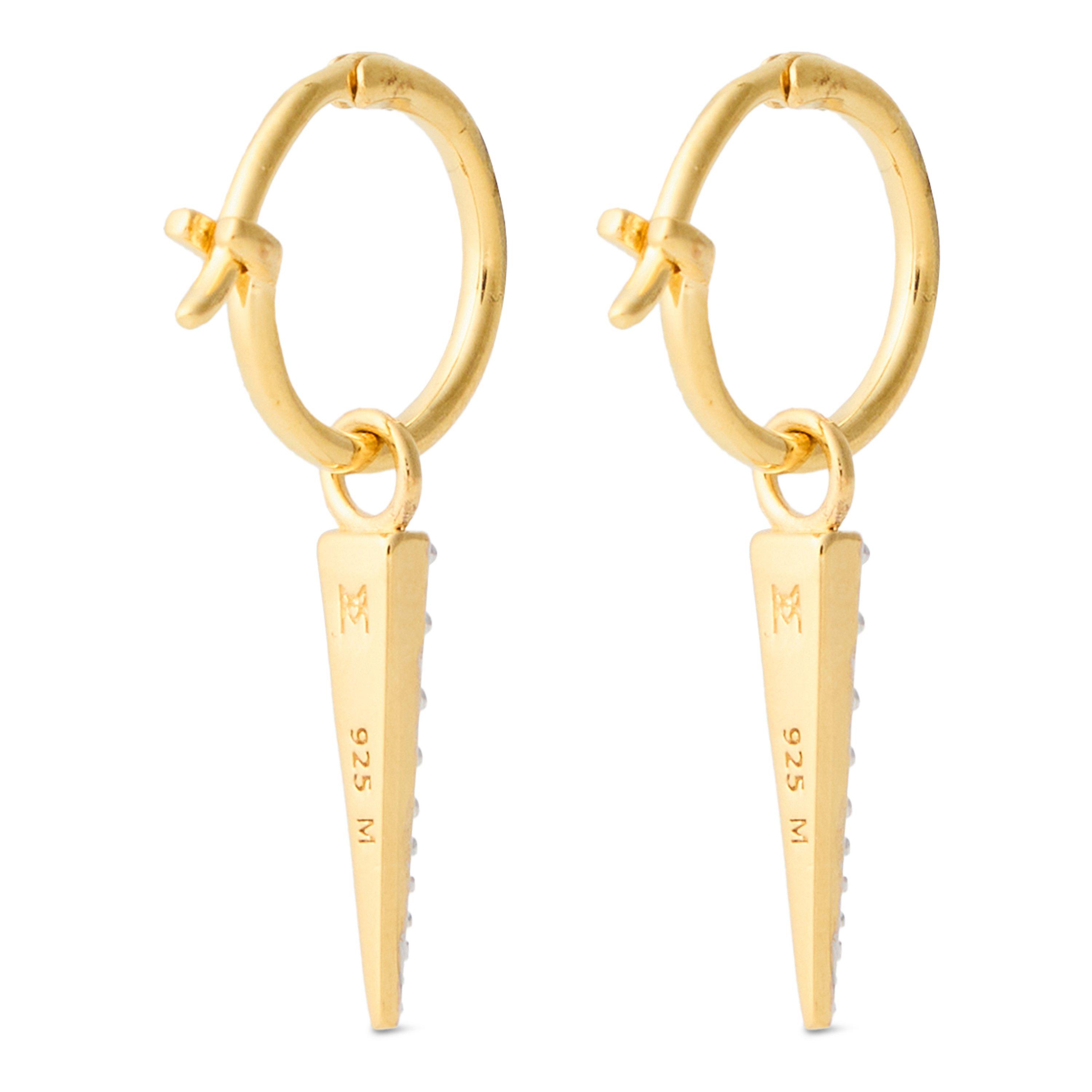 GOLD - Missoma - PAVE SPIKE MINI DROP CHAR - 2