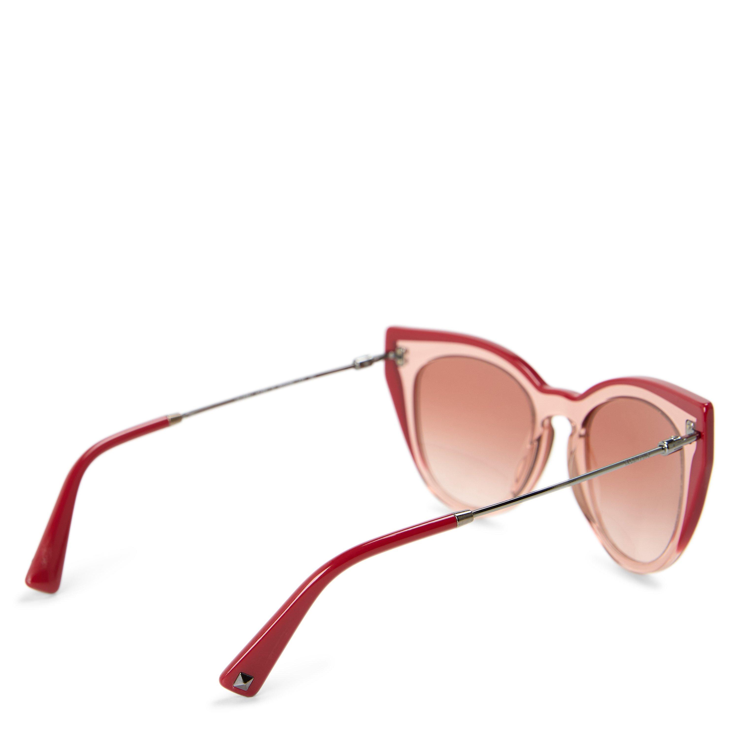 PINK AND OTHER - Valentino - Women's 0VA4009 Acetate Round Sunglasses - 2