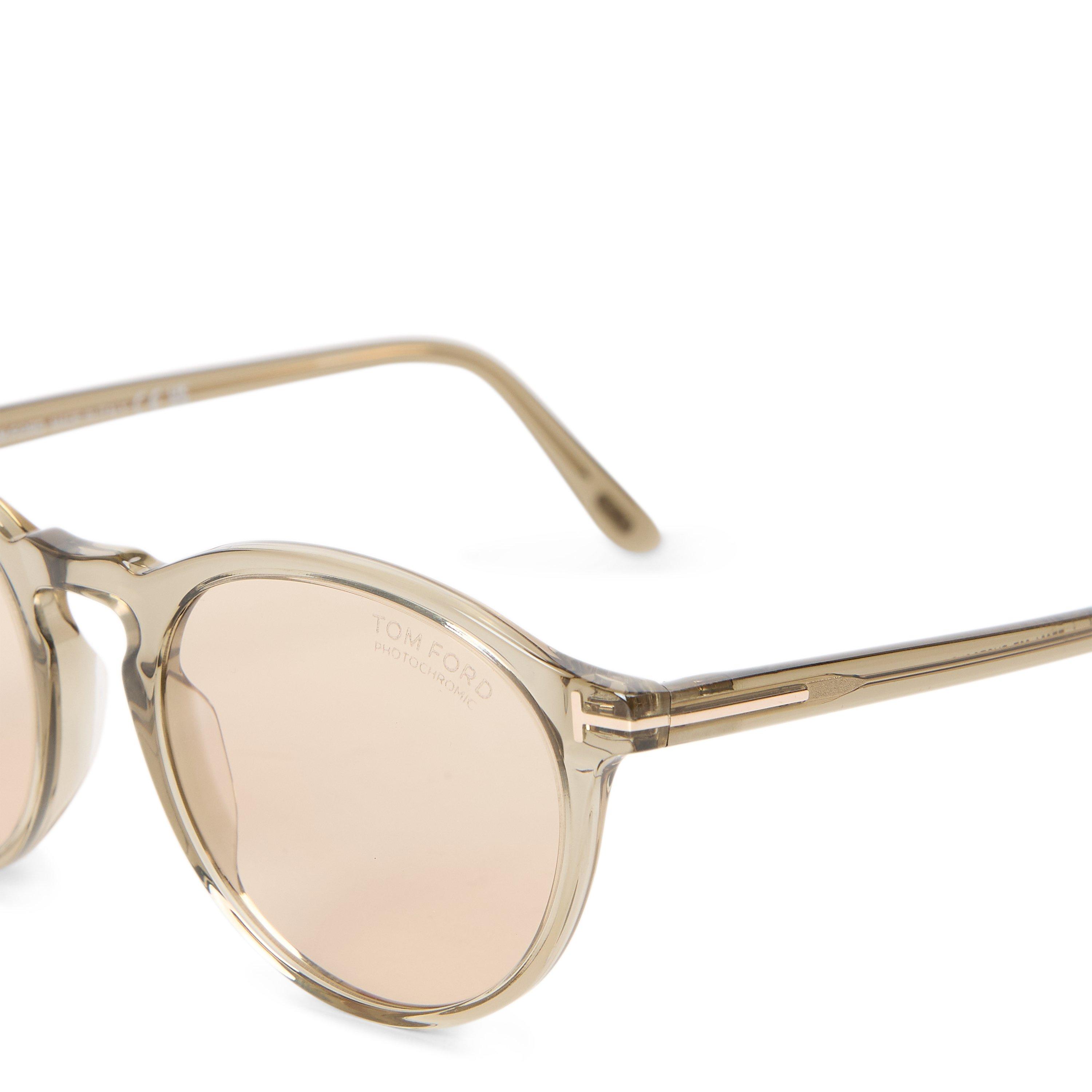 CLEAR CRYSTAL - Tom Ford - TF AURELE ACETATE ROUND S - 3