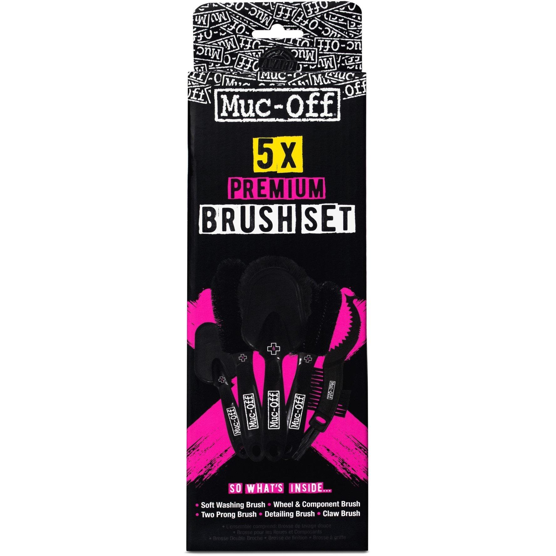 Grey - Muc-Off - Five Brush Set - 1