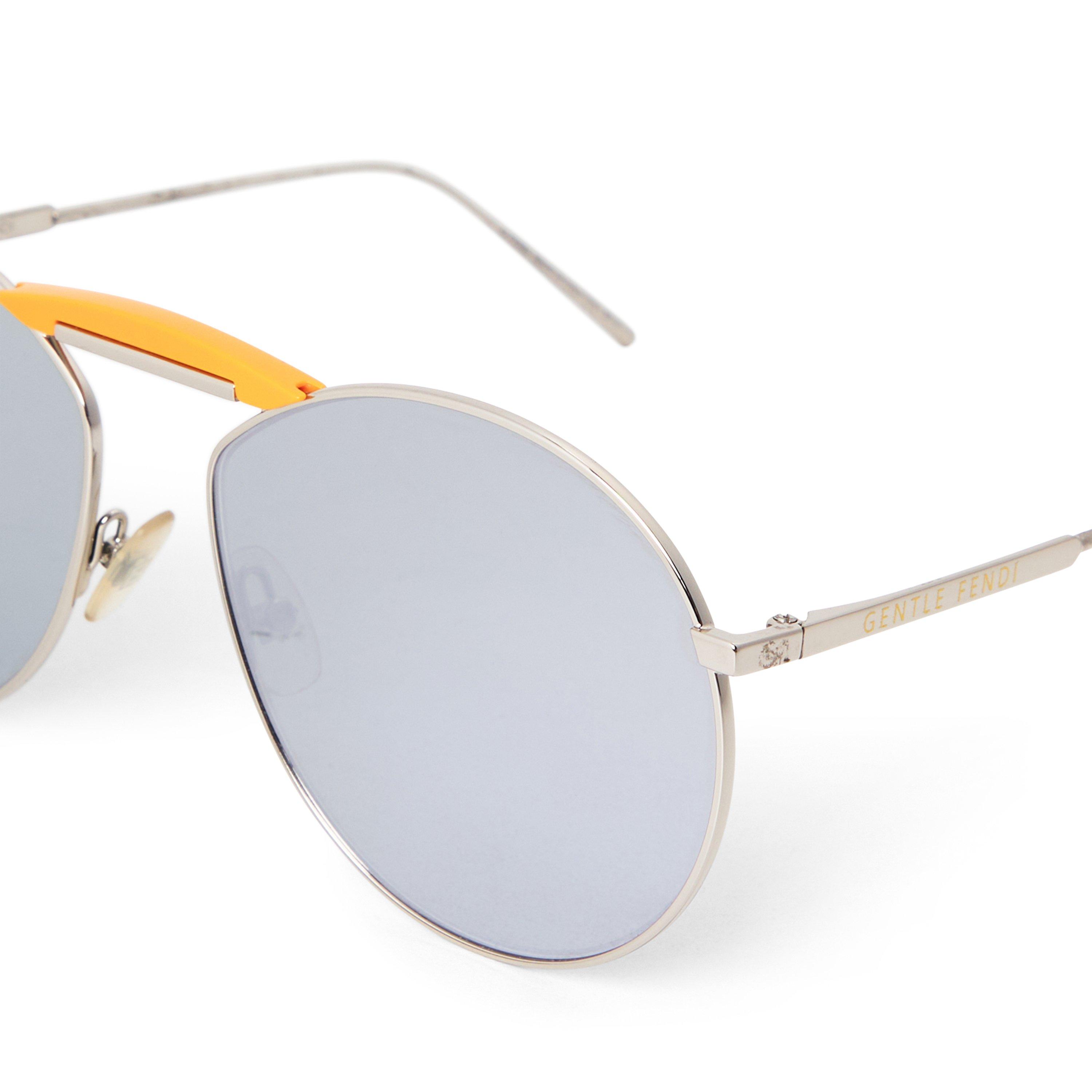 SILVER - Fendi - Women's FF0368/S Aviator Sunglasses - 3