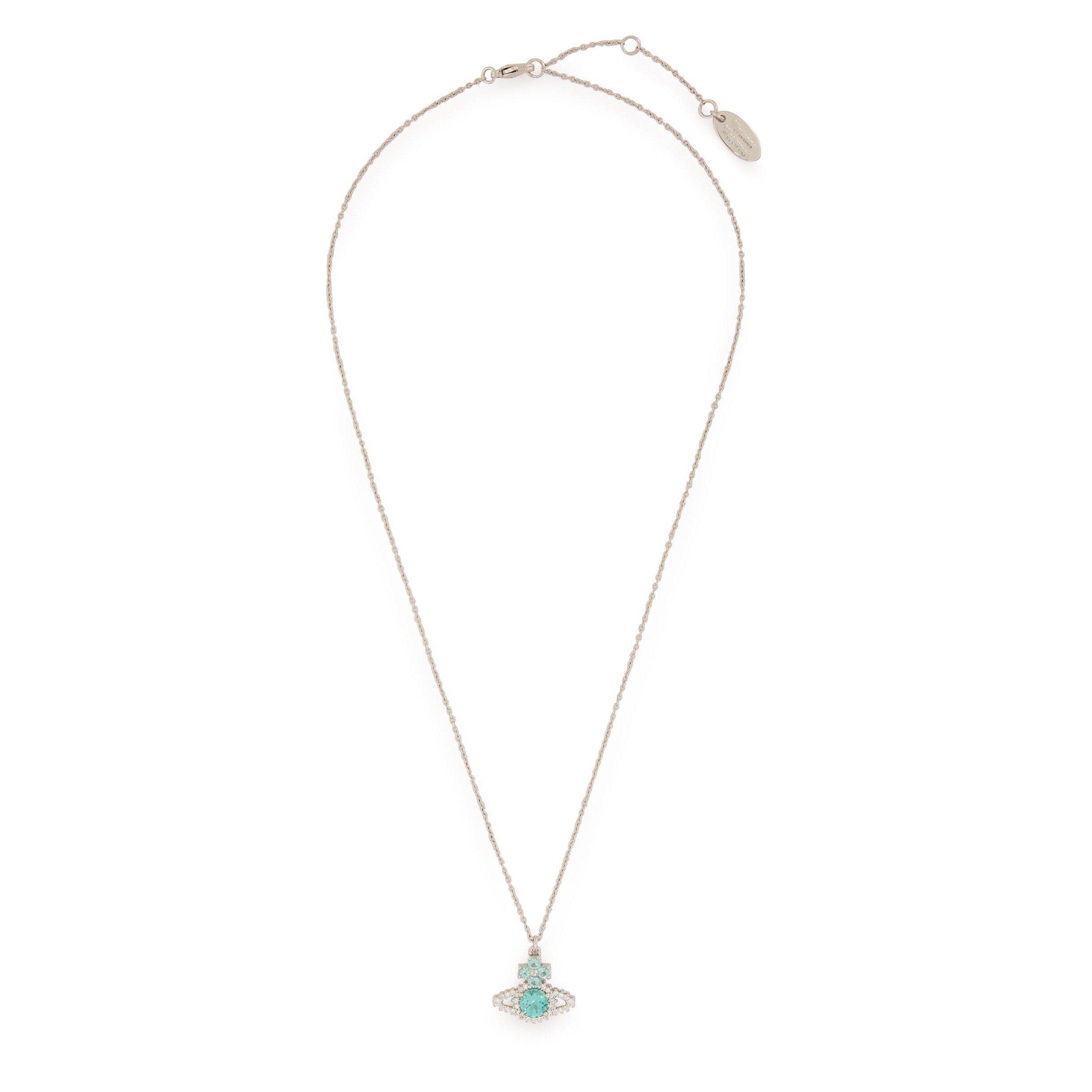 SILVER - Vivienne Westwood - Women's Valentina Orb Pendant Necklace - 2