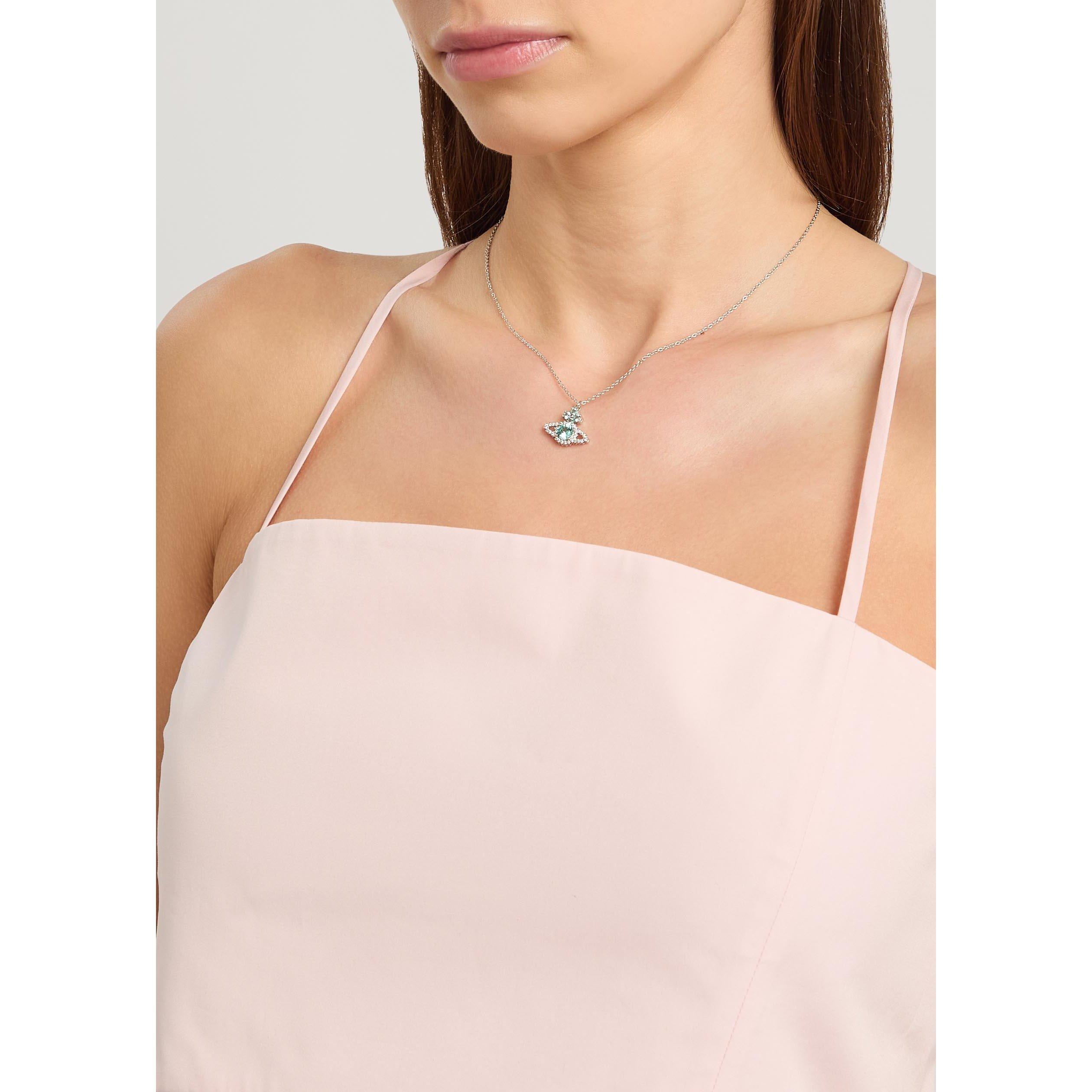 SILVER - Vivienne Westwood - Women's Valentina Orb Pendant Necklace - 3