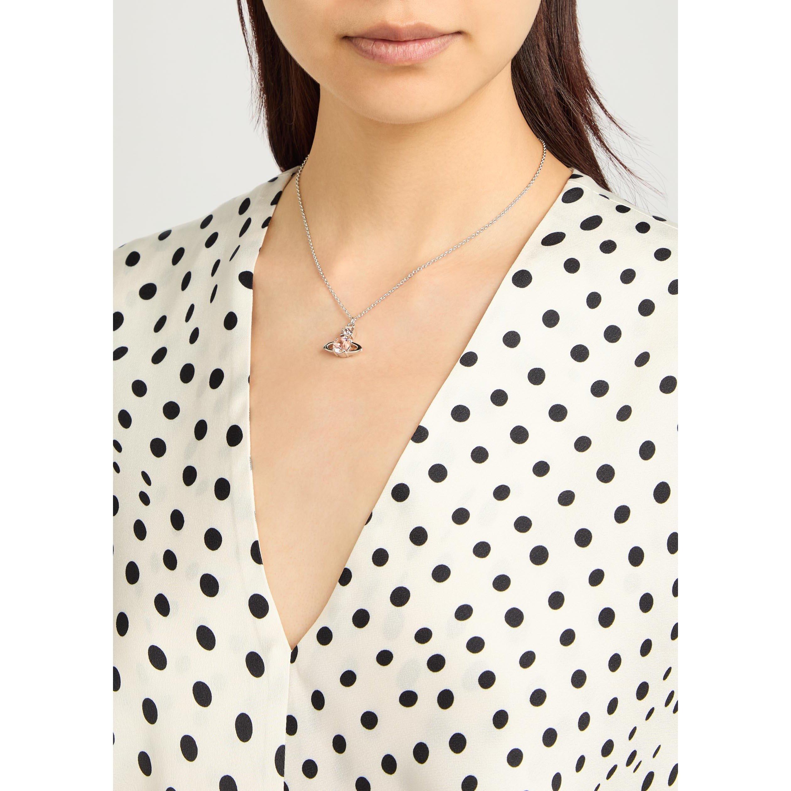 SILVER - Vivienne Westwood - Women's Reina Large Pendant Necklace - 3