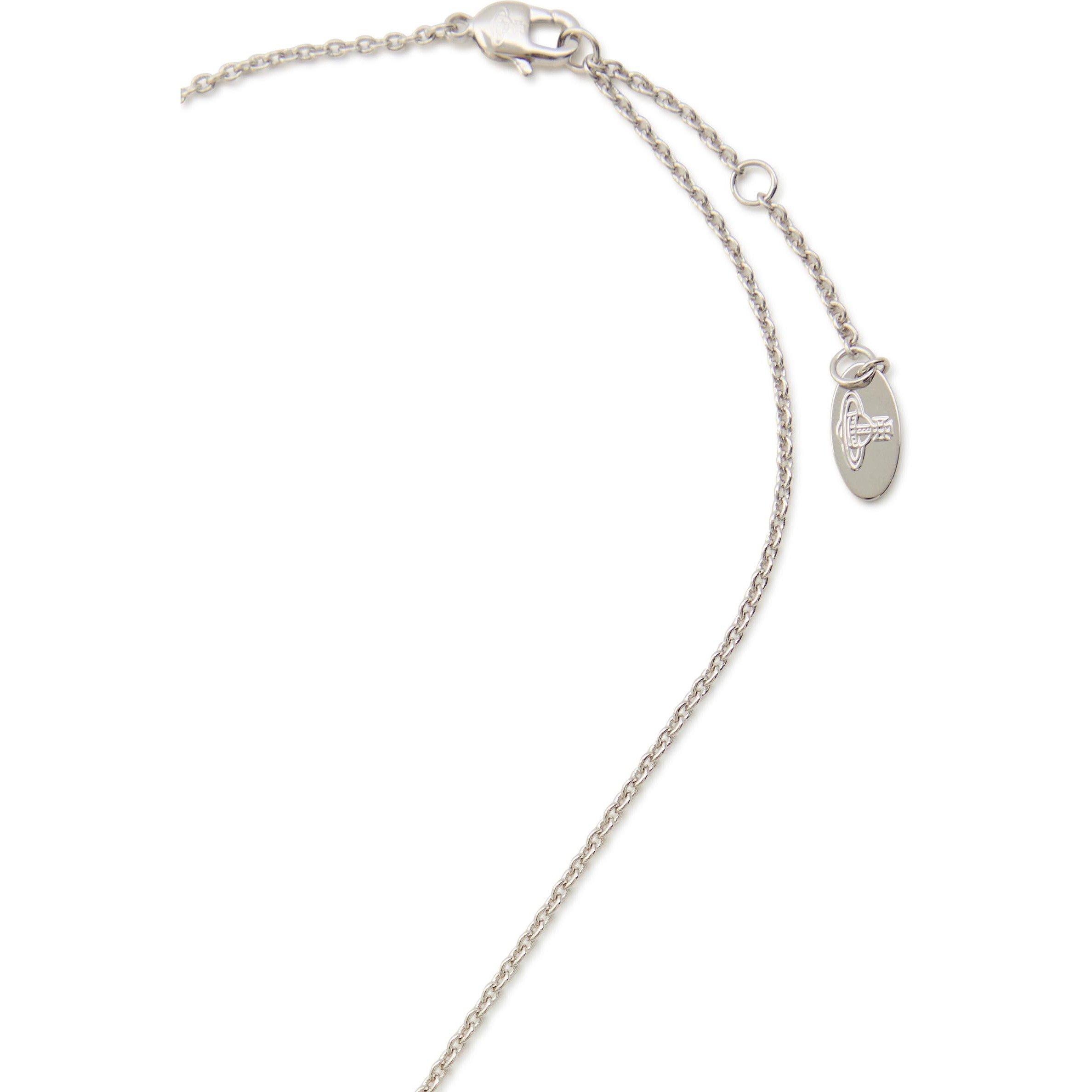 SILVER - Vivienne Westwood - Women's Reina Large Pendant Necklace - 4