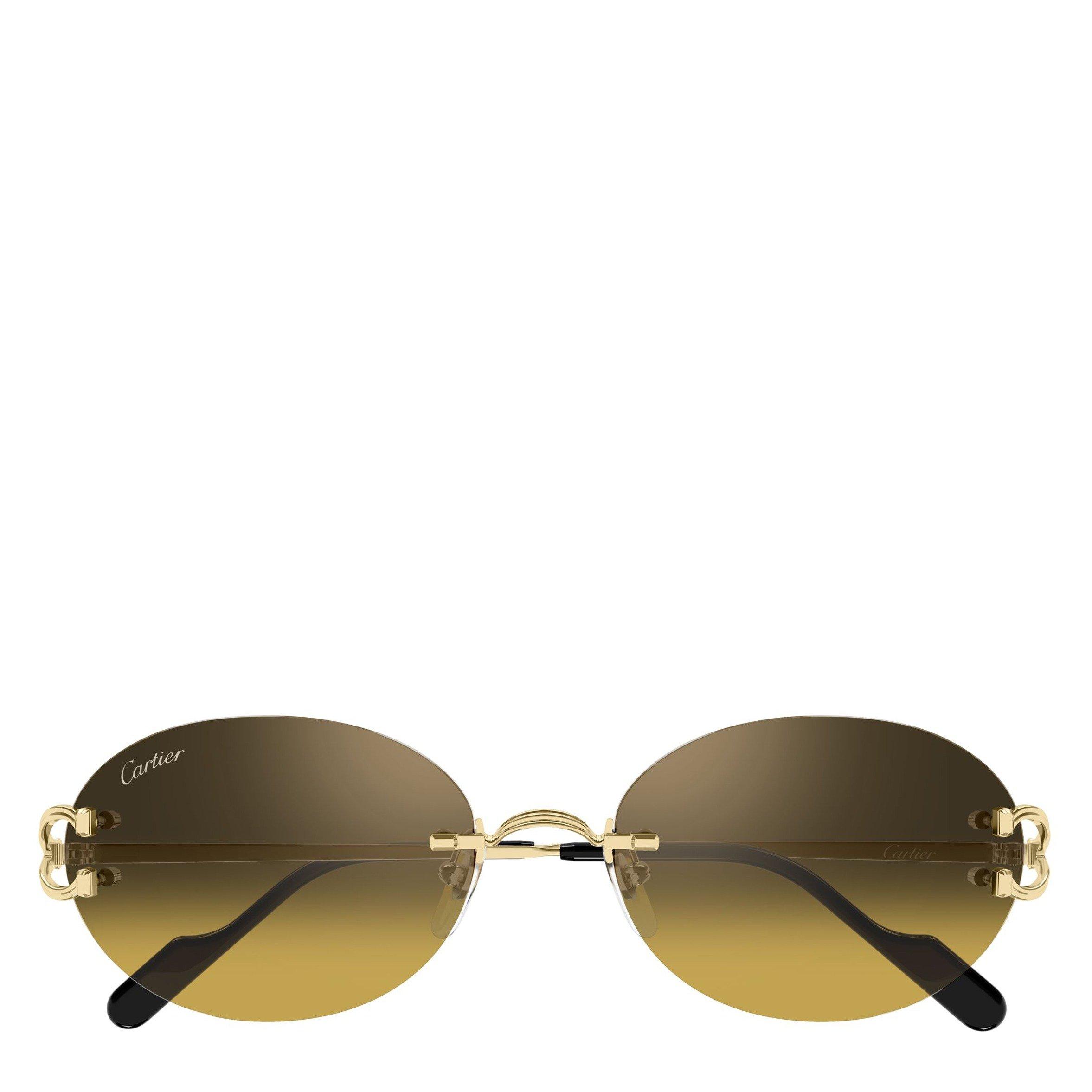 GOLD AND OTHER - Cartier - CARTIER U ROUND RIMLESS METAL - 2