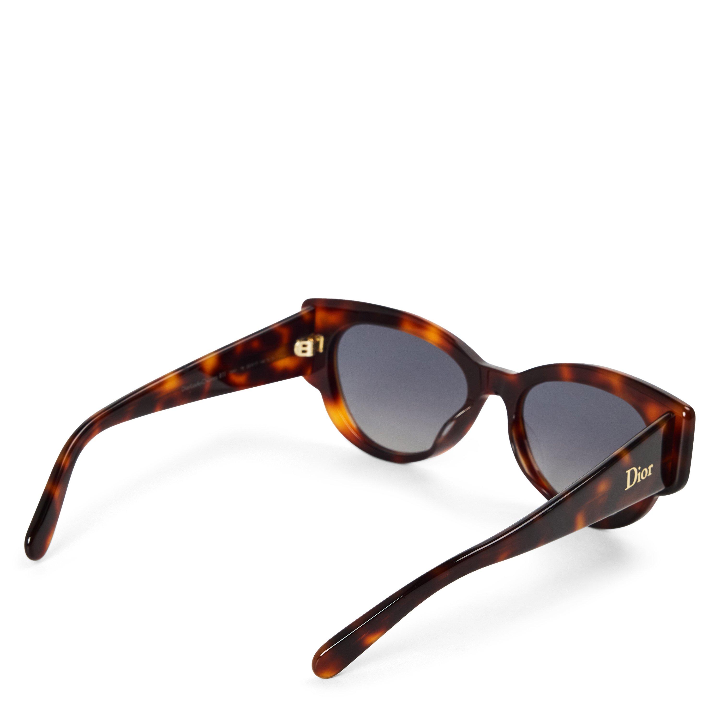 BROWN AND OTHER - DIOR - Women's B1I Lucky Charms Acetate Cat Eye Sunglasses - 2