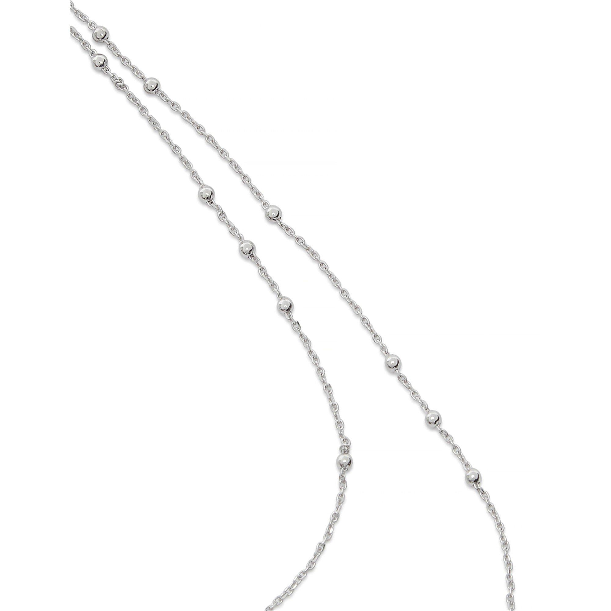 SILVER - Missoma - DOUBLE CHAIN NECKLACE09 - 2