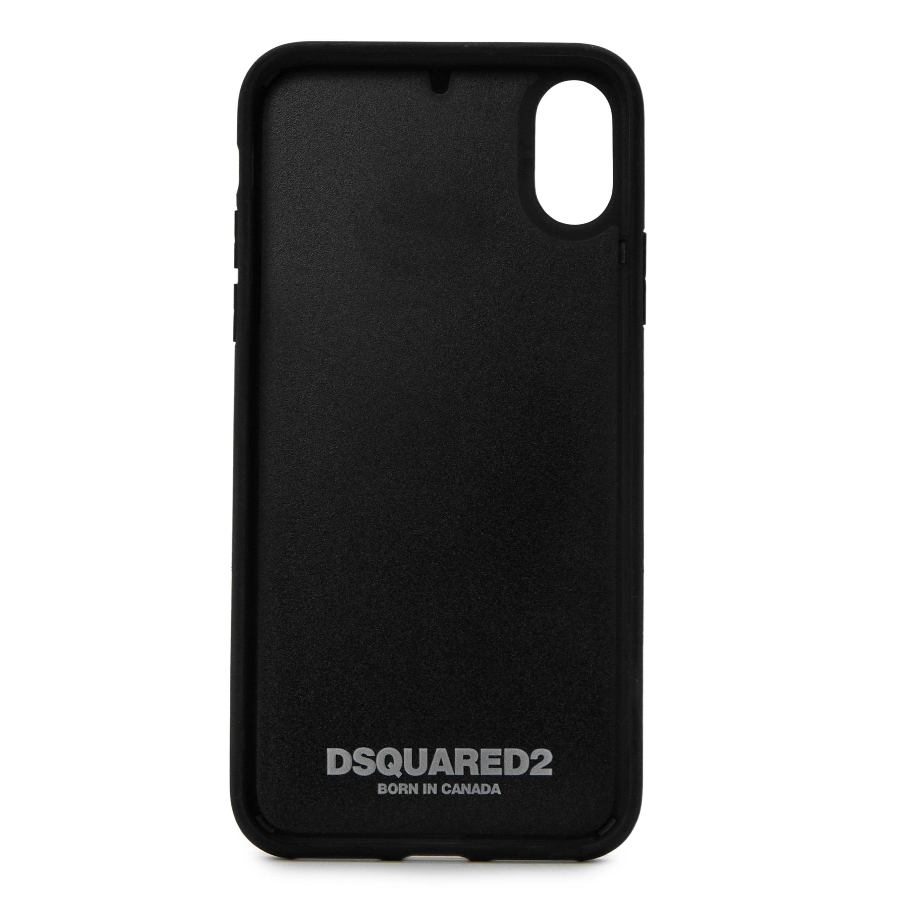 BLACK AND OTHER - DSquared2 - D2 LOGO IPHX CASE - 2