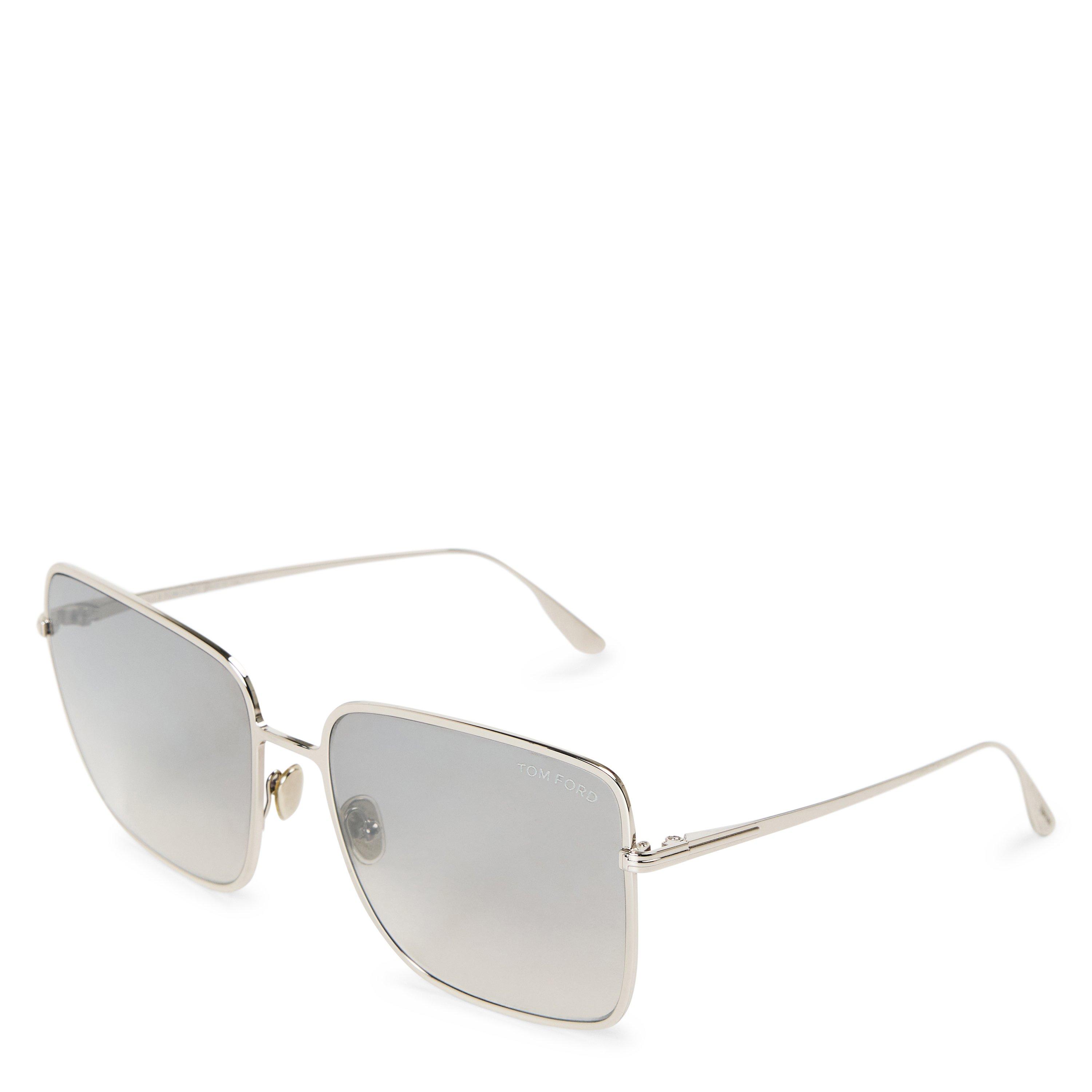 SILVER AND OTHE - Tom Ford - Women's Heather09 Square Sunglasses - 1