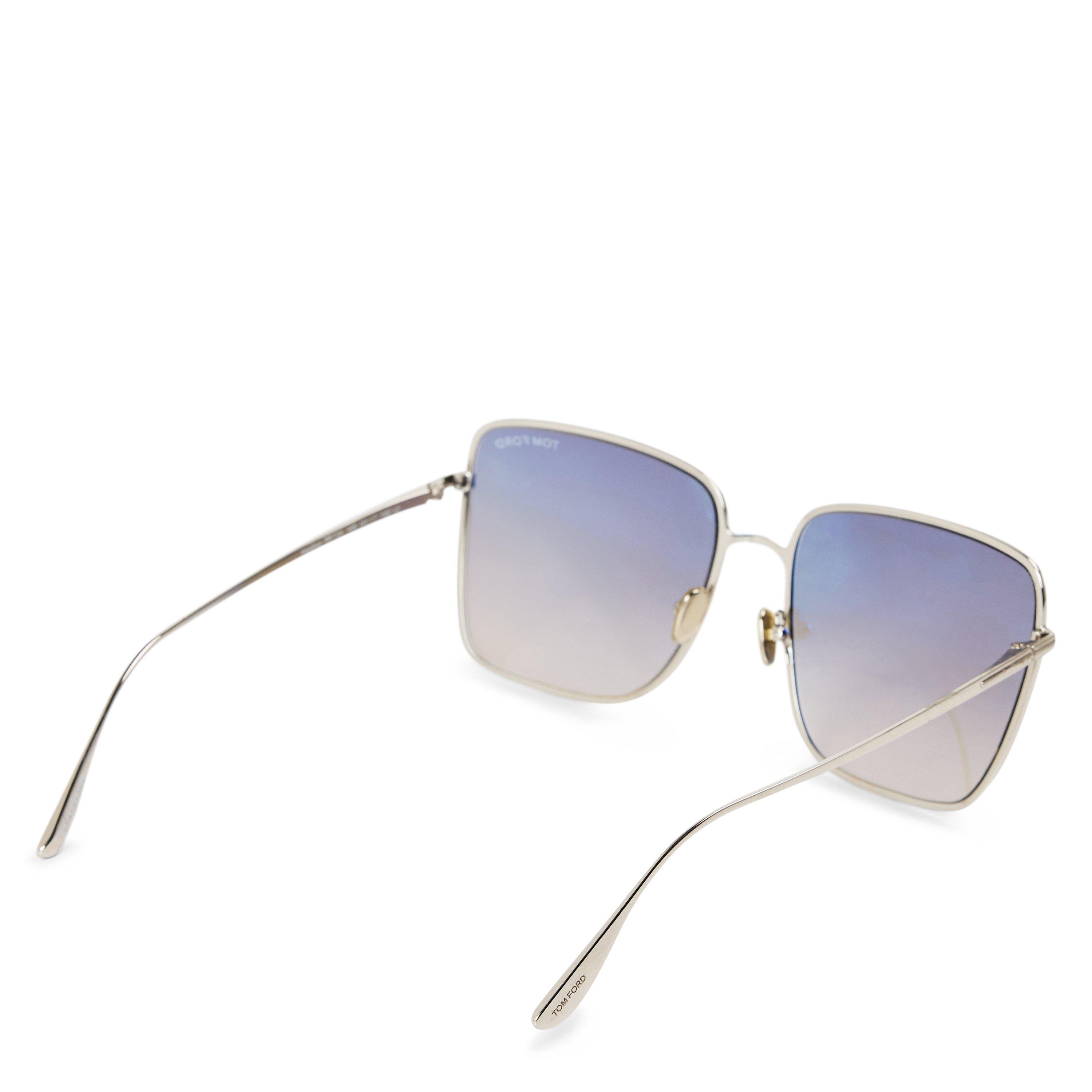 SILVER AND OTHE - Tom Ford - Women's Heather09 Square Sunglasses - 2