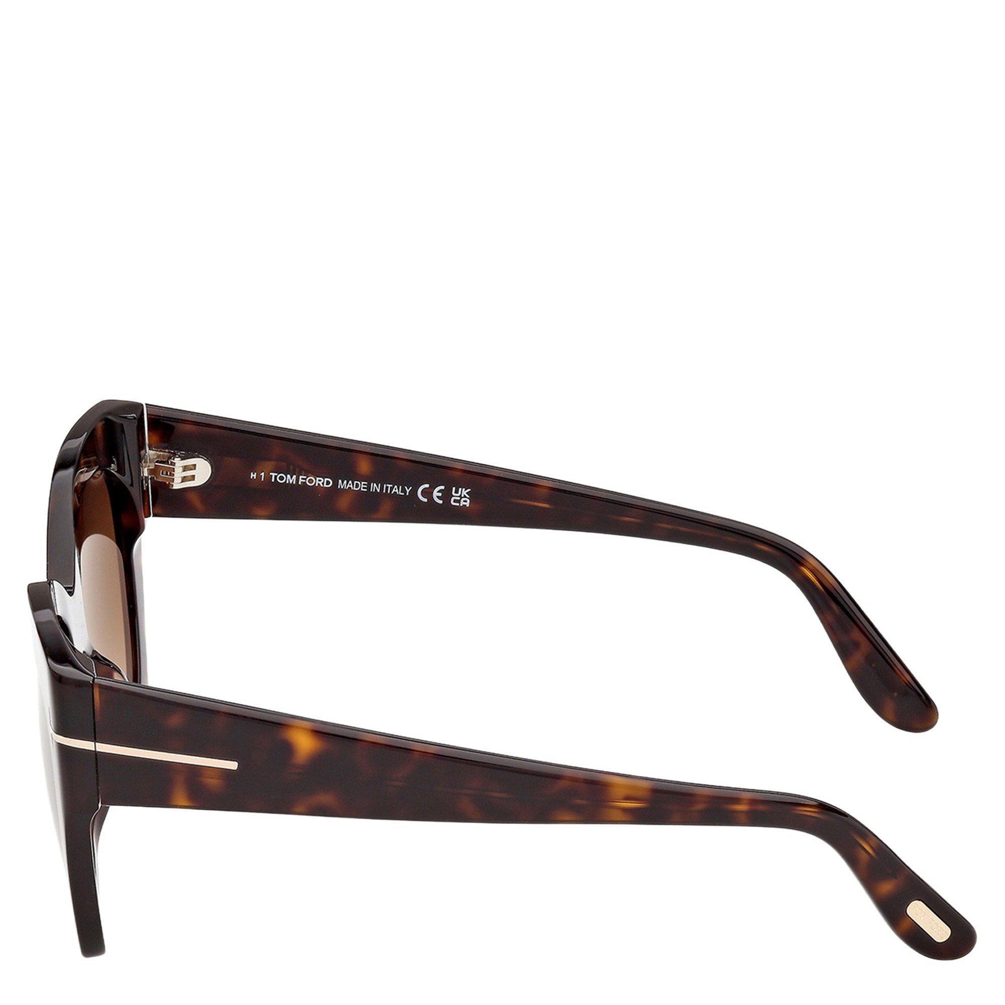 BROWN HAVANA - Tom Ford - TF F JONI BUTTERFLY ACETATE SG - 3