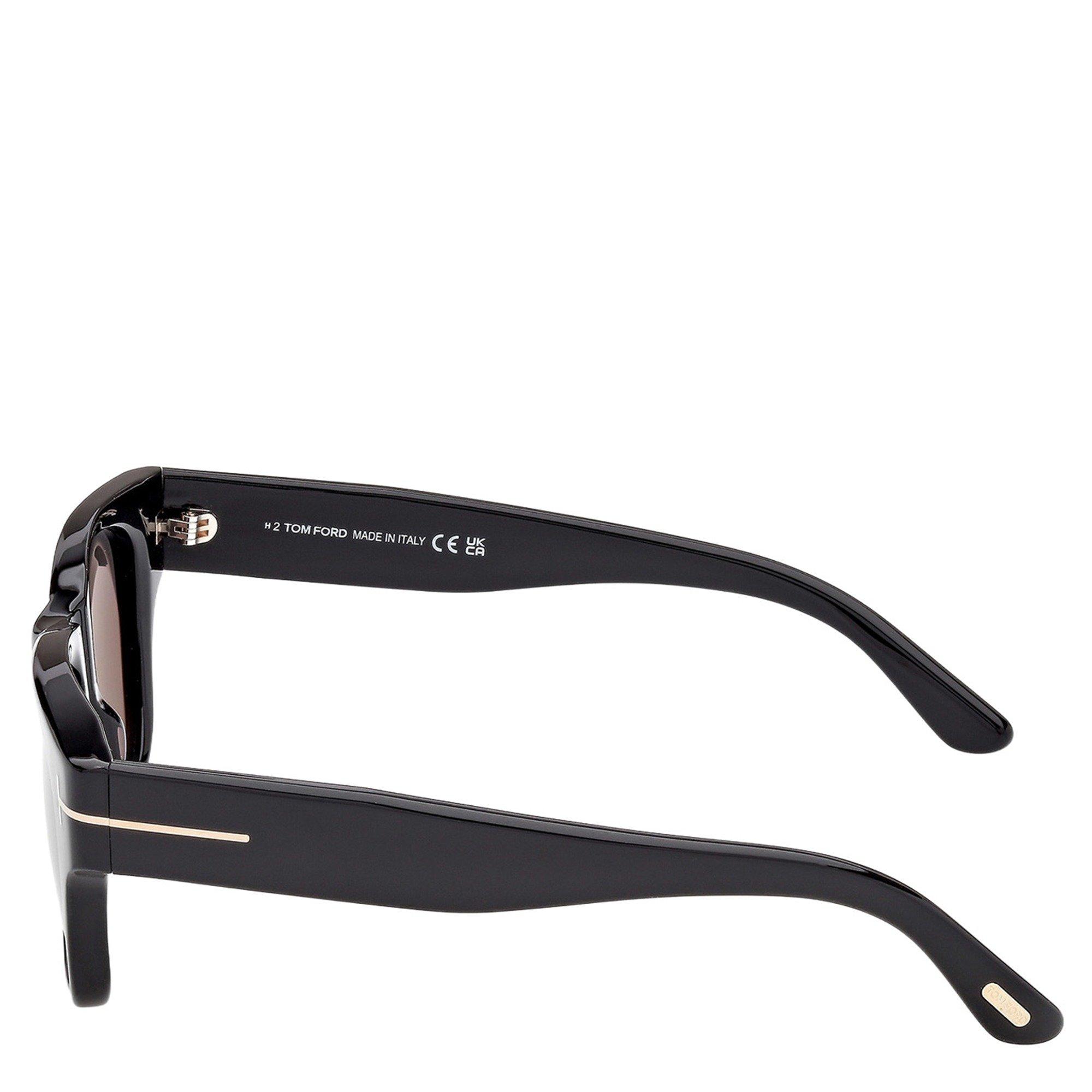 BLACK - Tom Ford - TF M CAINE SQUARE ACETATE SG - 3