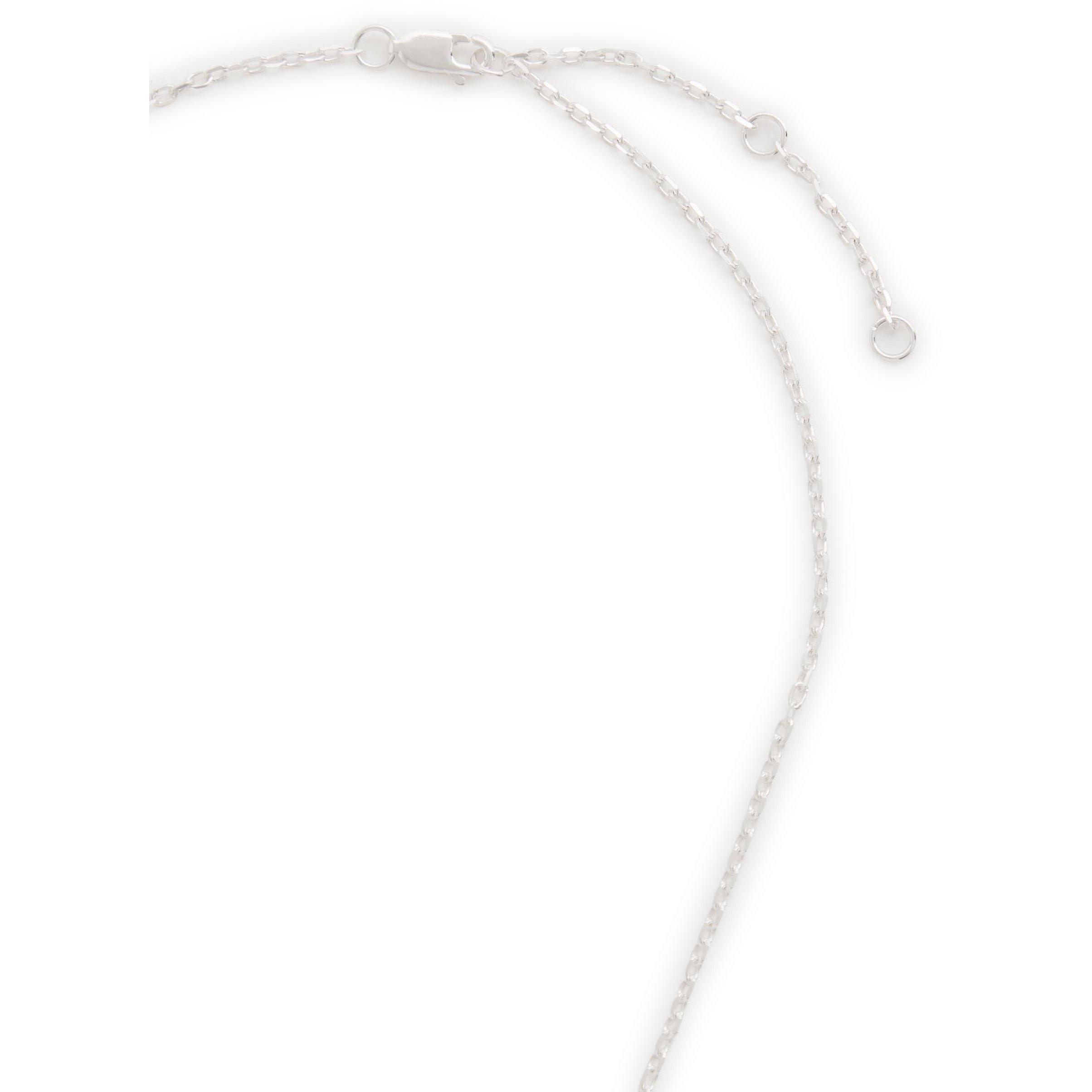 SILVER - TWOJEYS - Men's 8 Ball Silver Pendant Necklace - 3