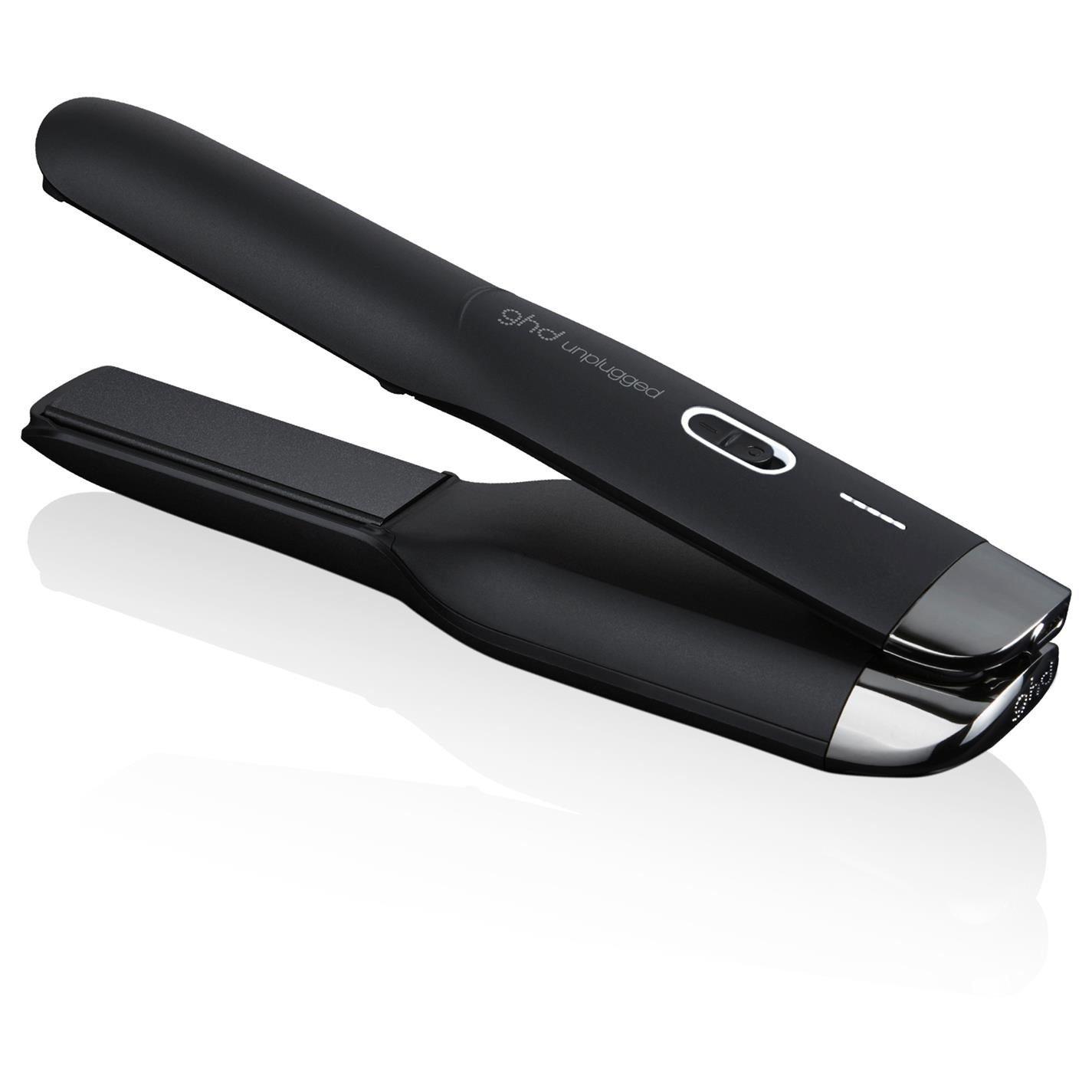 Black - GHD - Unplugged Cordless Hair Straightener - 1