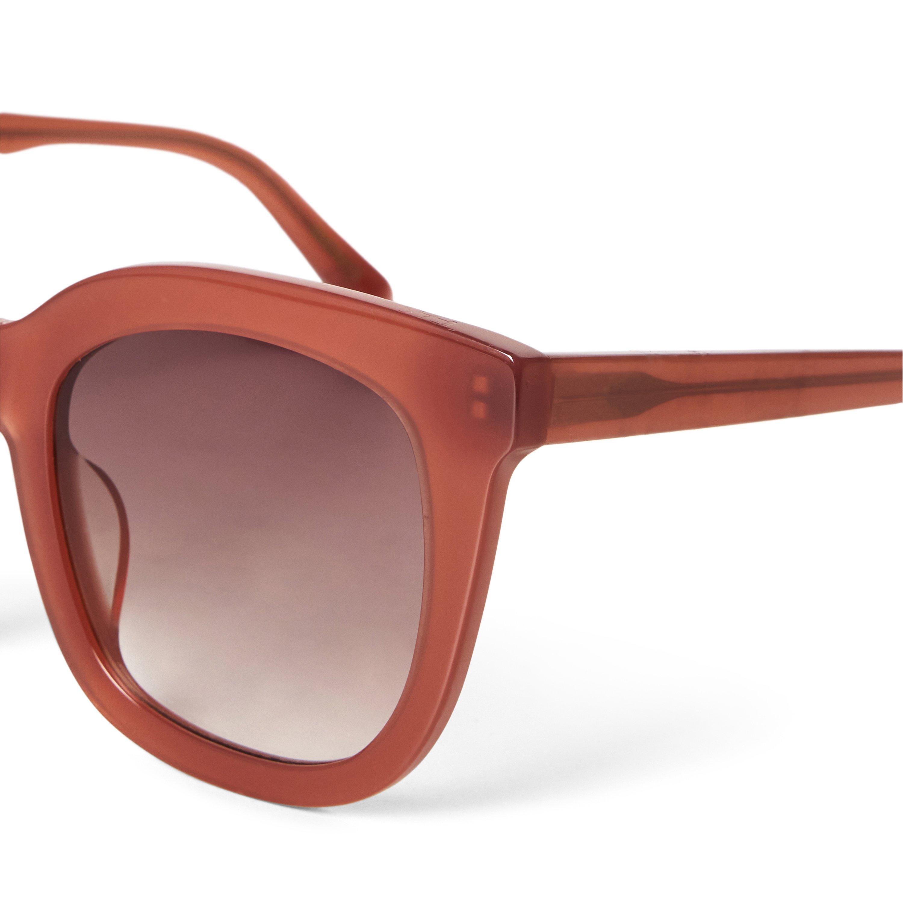 RED - Unknown - Women's Macaroon Gradient Square Sunglasses - 3