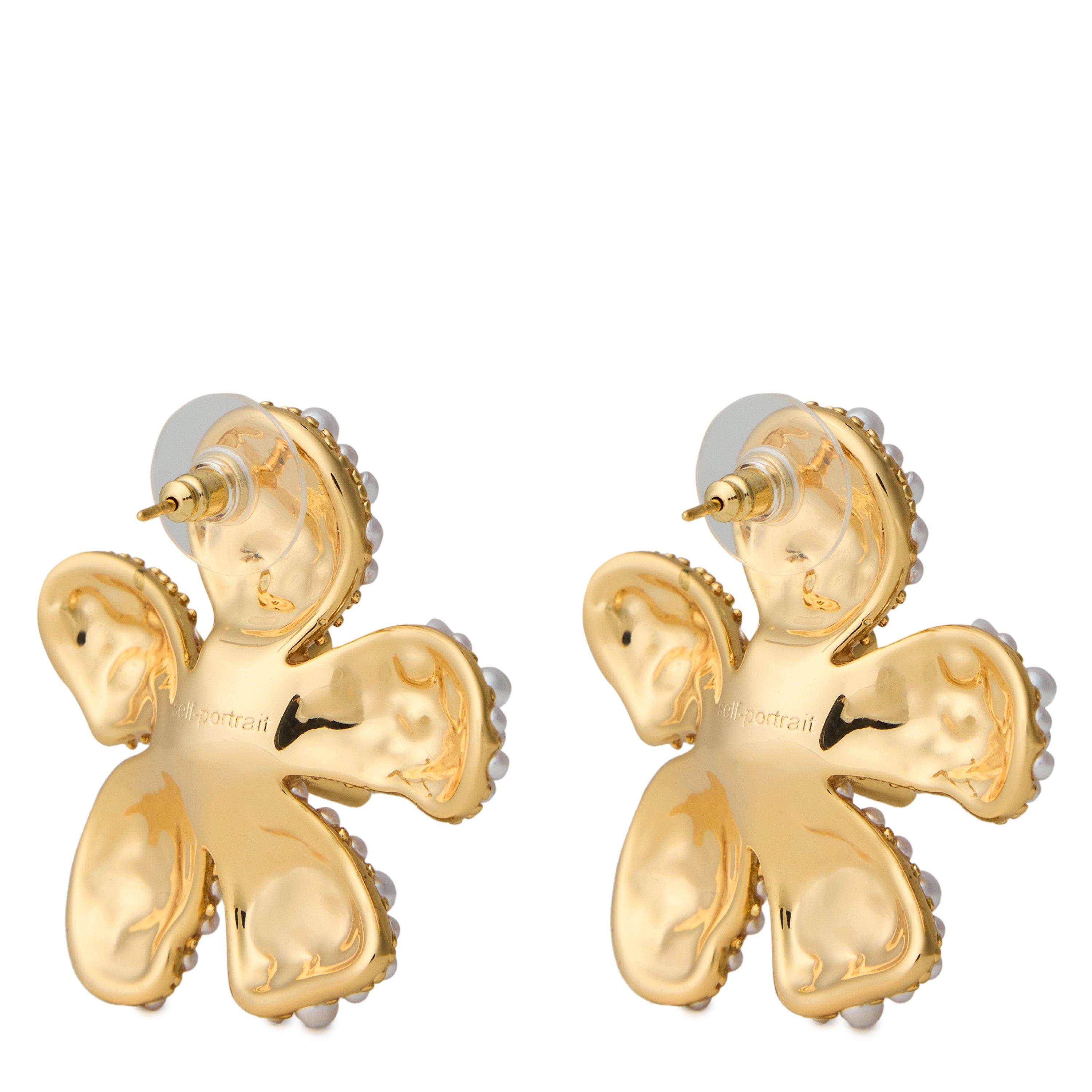 GOLD - Self Portrait - GOLD PEARL ENCRUSTED FLOW - 2