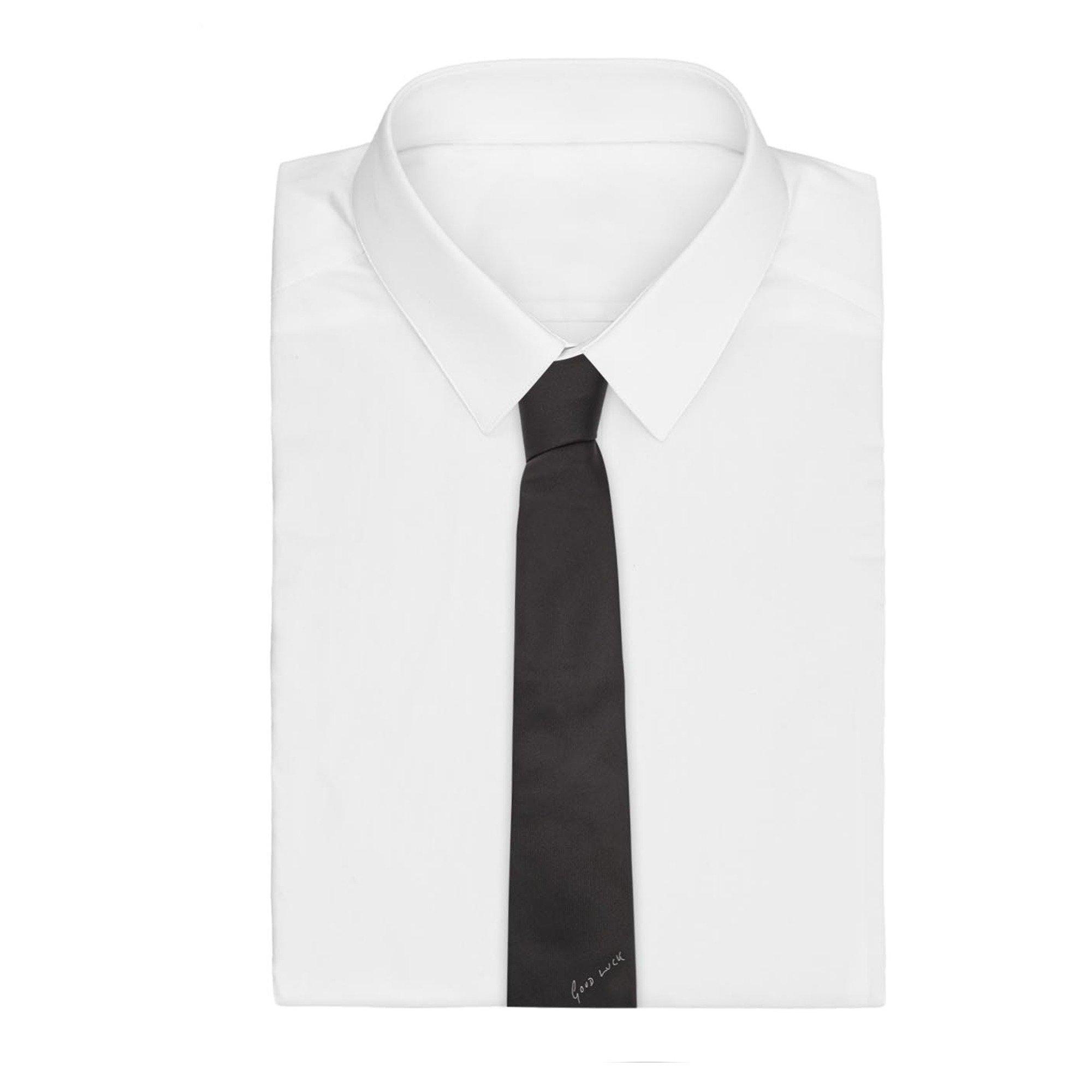 BLACK - Paul Smith - PS MEN TIE GOOD LUCK JACQUARD - 2