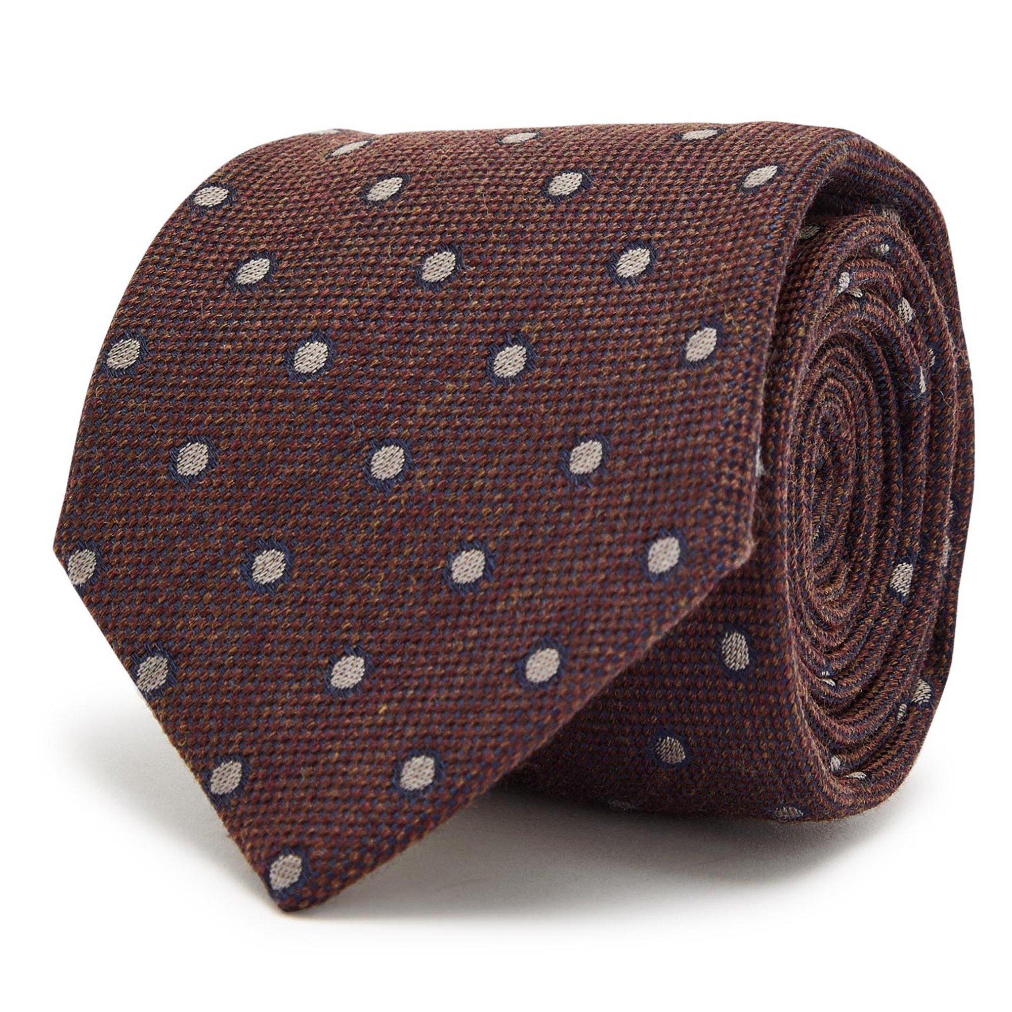 BROWN - Paul Smith - PS MEN TIE SMALL SPOT