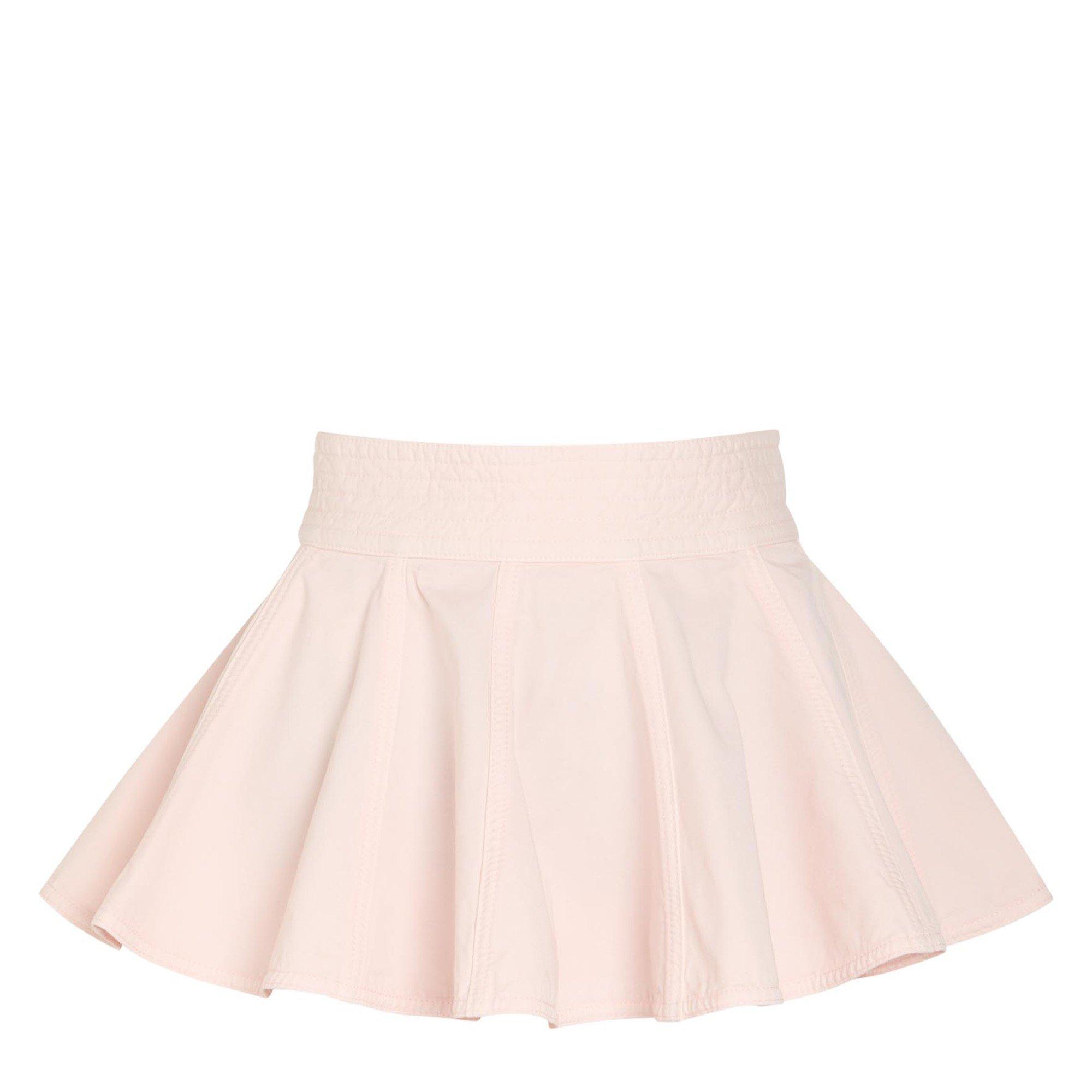 LIGHT PINK - Alaia - PEPLUM BELT TINTED DENIM - 1